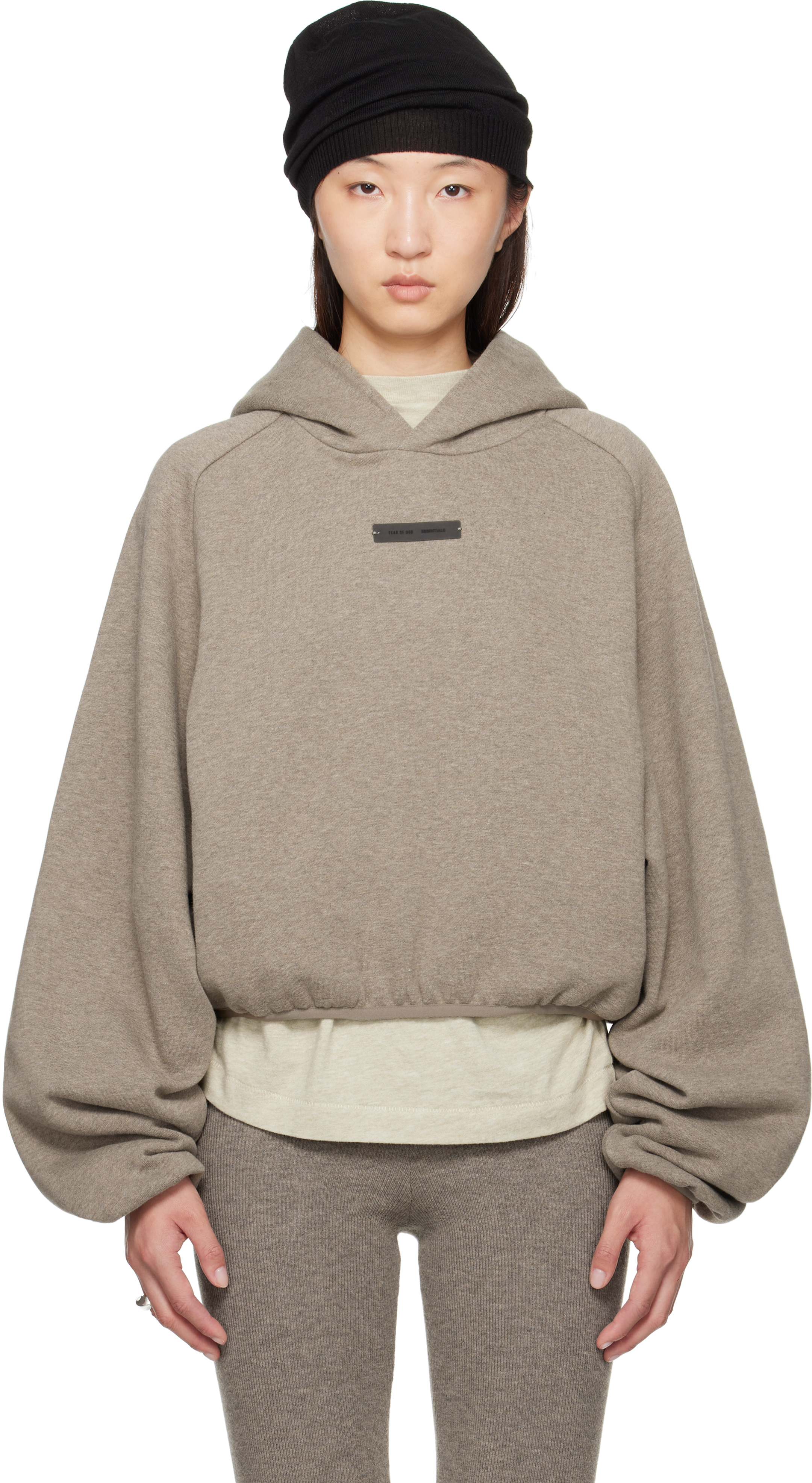 Brown Modern Fit Hoodie