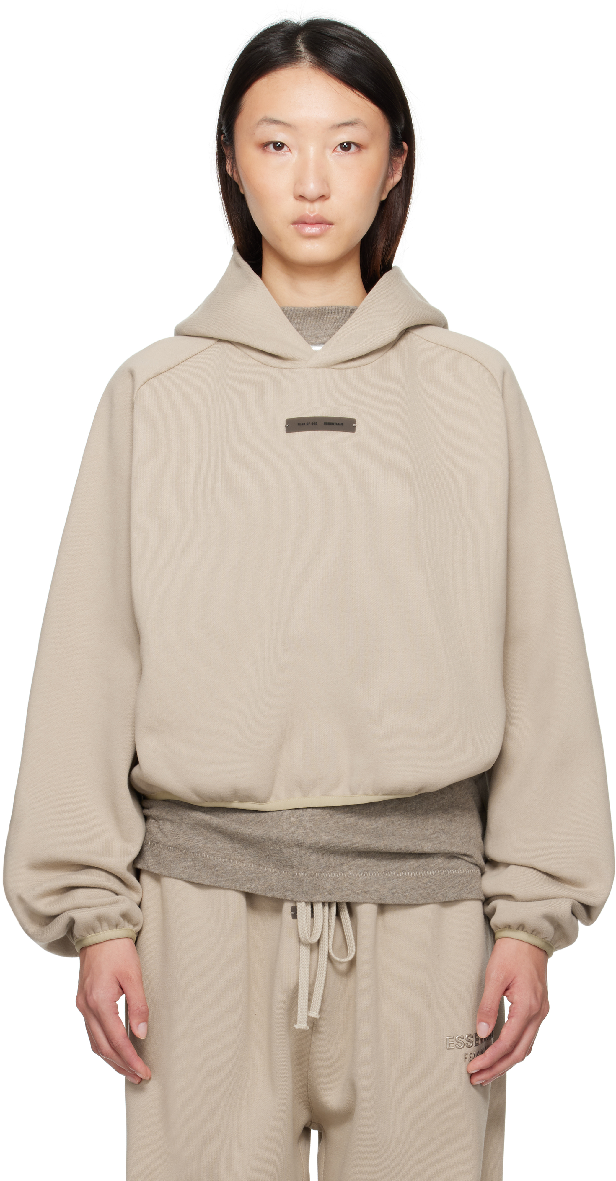 Taupe Modern Fit Hoodie