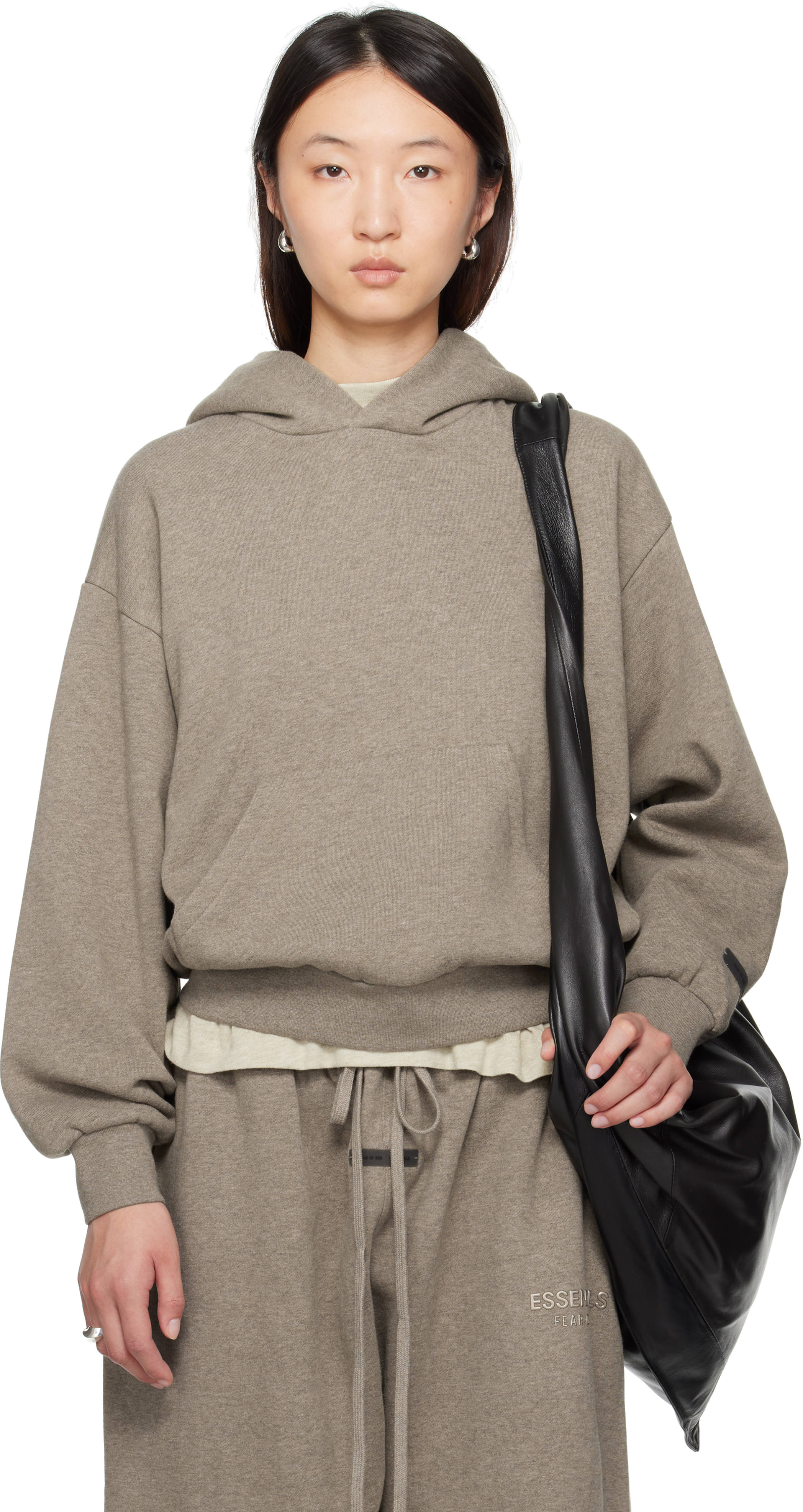 Brown Classic Fit Hoodie