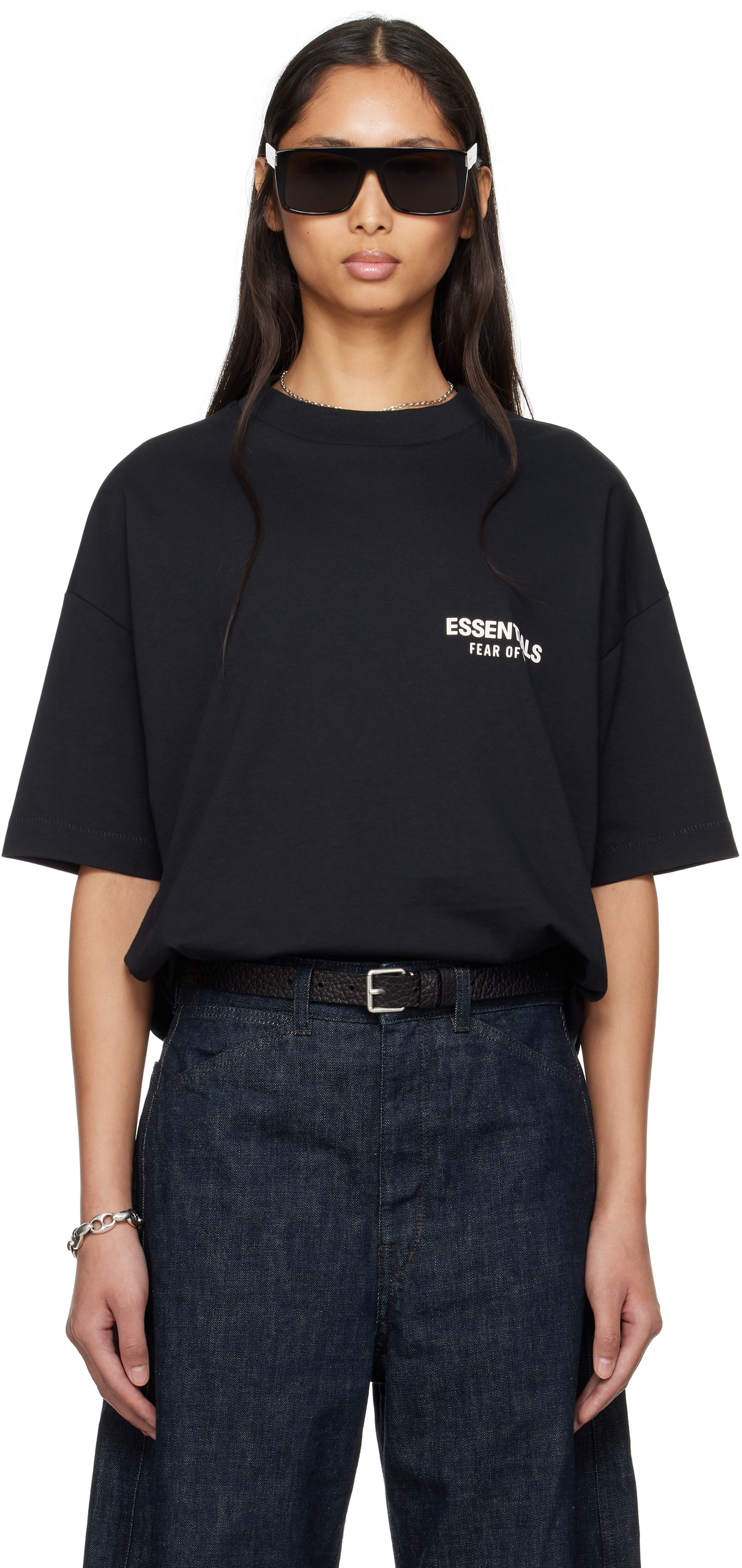 ★送料込★【FEAR OF GOD】Essentials Classic Short Sleeve Tee Fear of God ESSENTIALS: Black Classic Short Sleeve T-shirt
