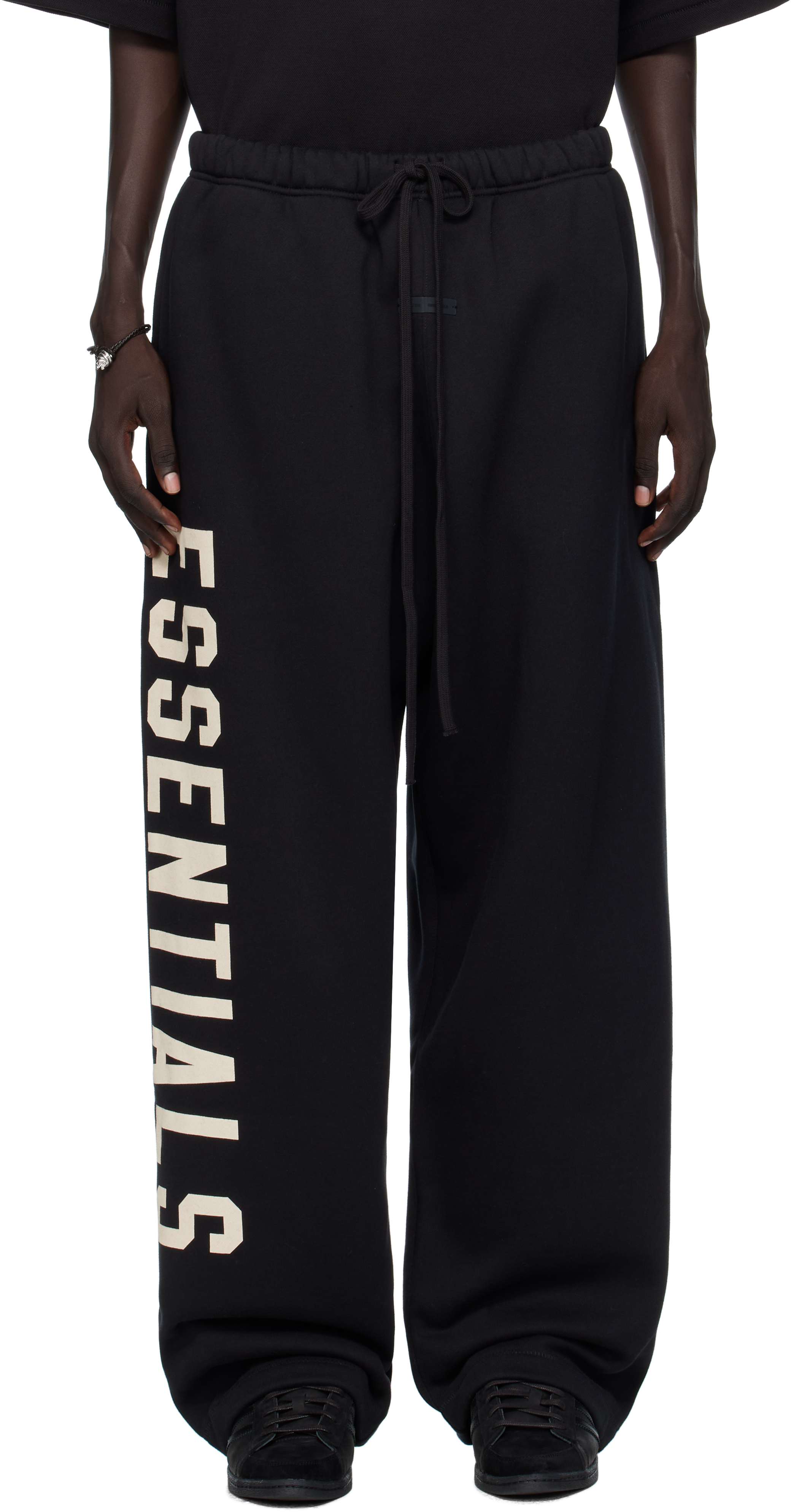 Black Lounge Fleece Sweatpants