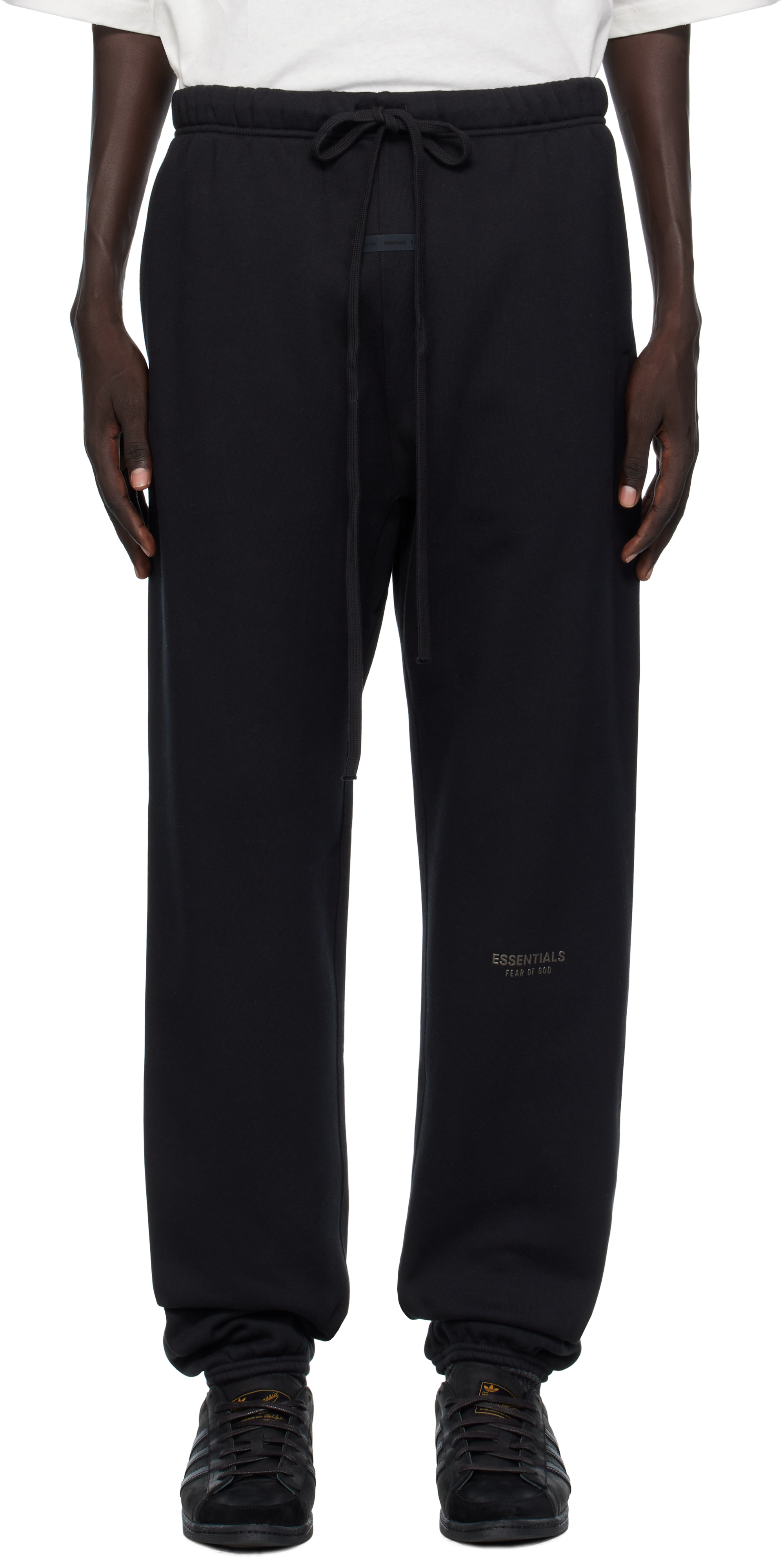 ESSENTIALS FEAR OF GOD スウェットパンツ ブラック FLEECE ESSENTIAL SWEATPANT | ESSENTIALS FEAR OF GOD