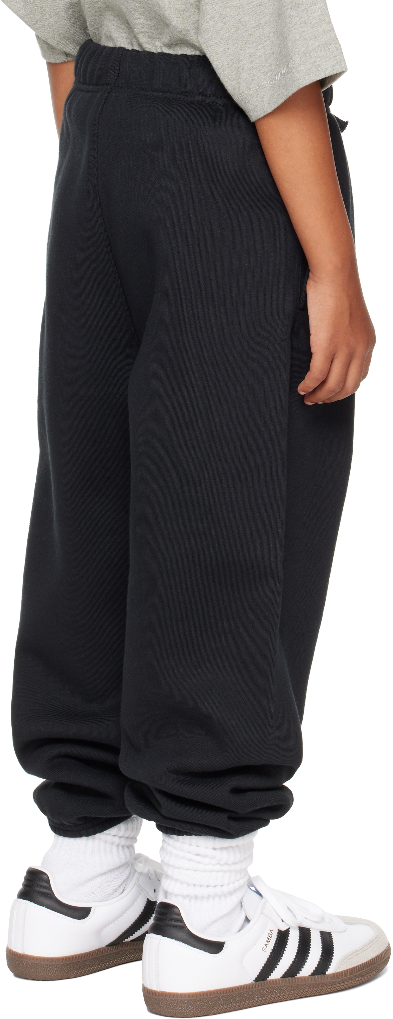 Essentials Kids Black Classic Fit Sweatpants In Blue