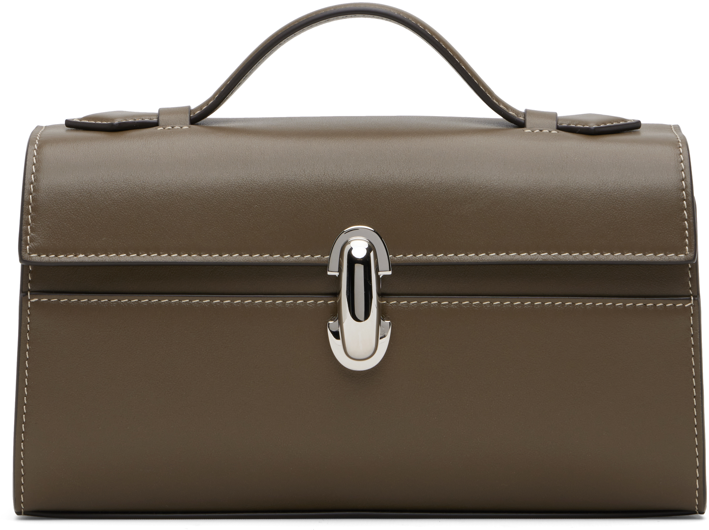 Savette Taupe Symmetry Pochette Bag