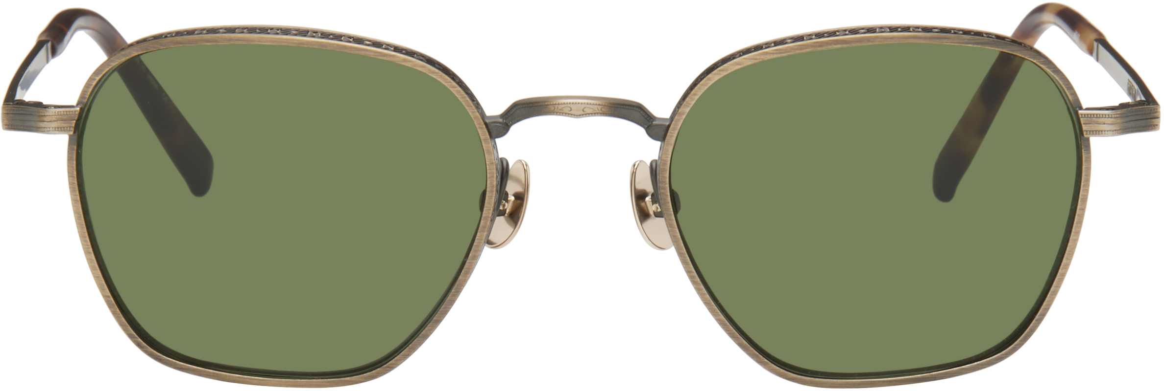 Matsuda: Gold M3101 Sunglasses | SSENSE