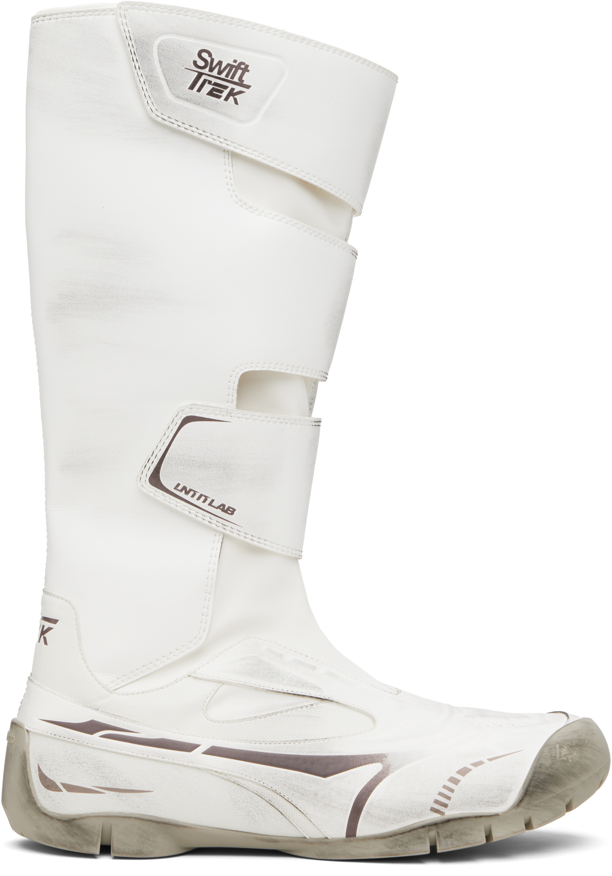 【新品未使用】Olivier Theyskens 19ss コンバット ブーツ メンズ バイカー & コンバット ブーツ | SSENSE 日本