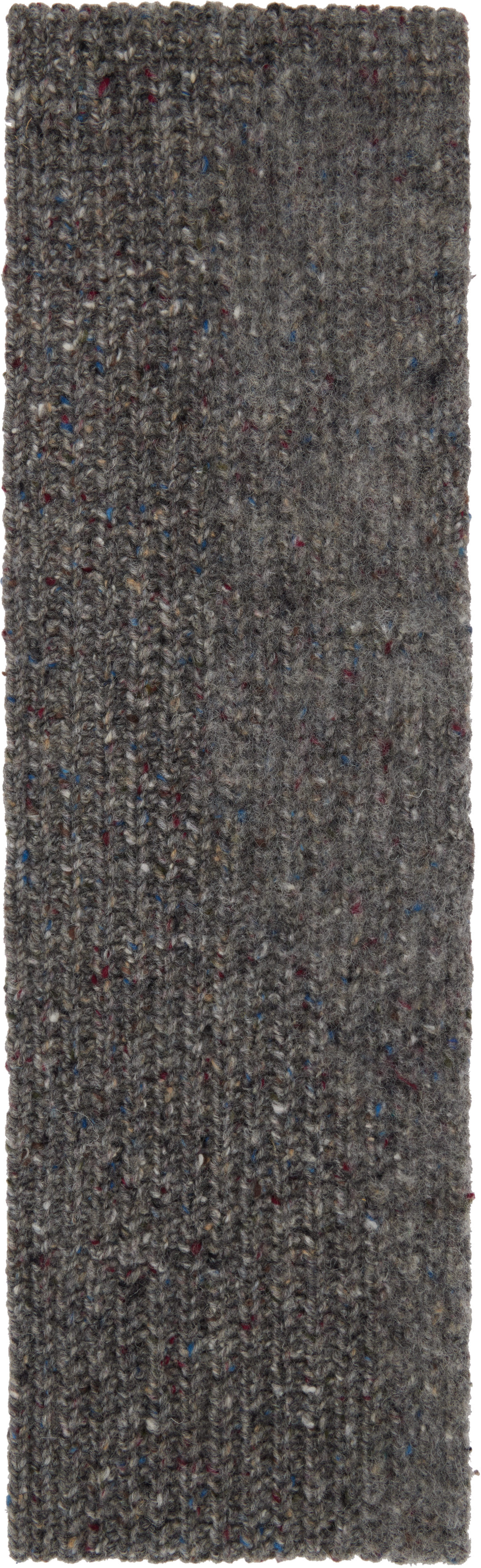 Maison Margiela Gray Virgin Wool Scarf In Brown