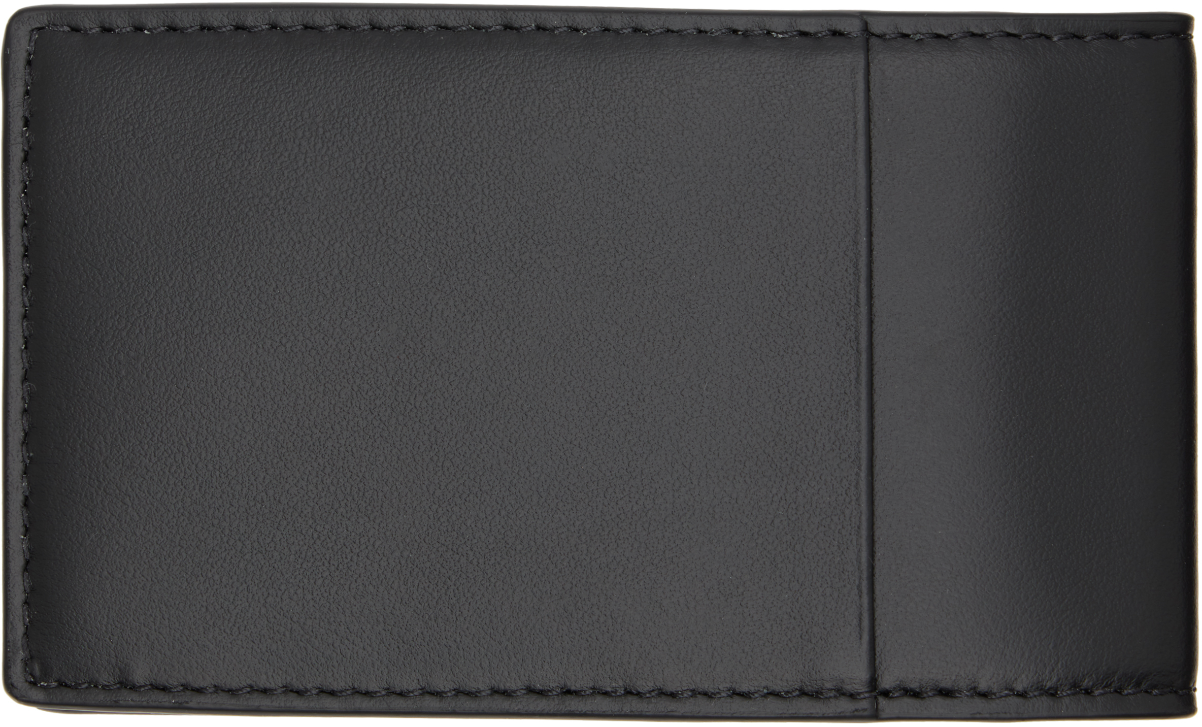 Maison Margiela Black Bifold Card Holder In Black