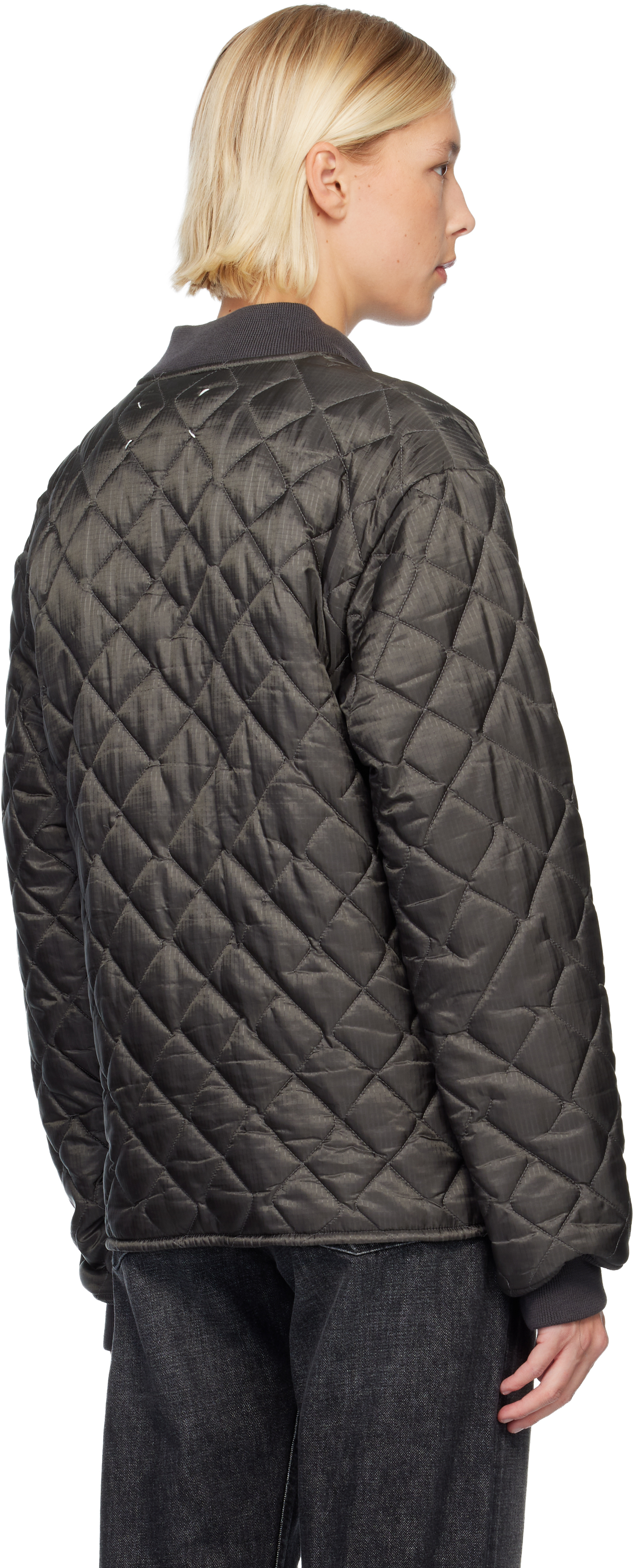 Maison Margiela Gray Quilted Jacket