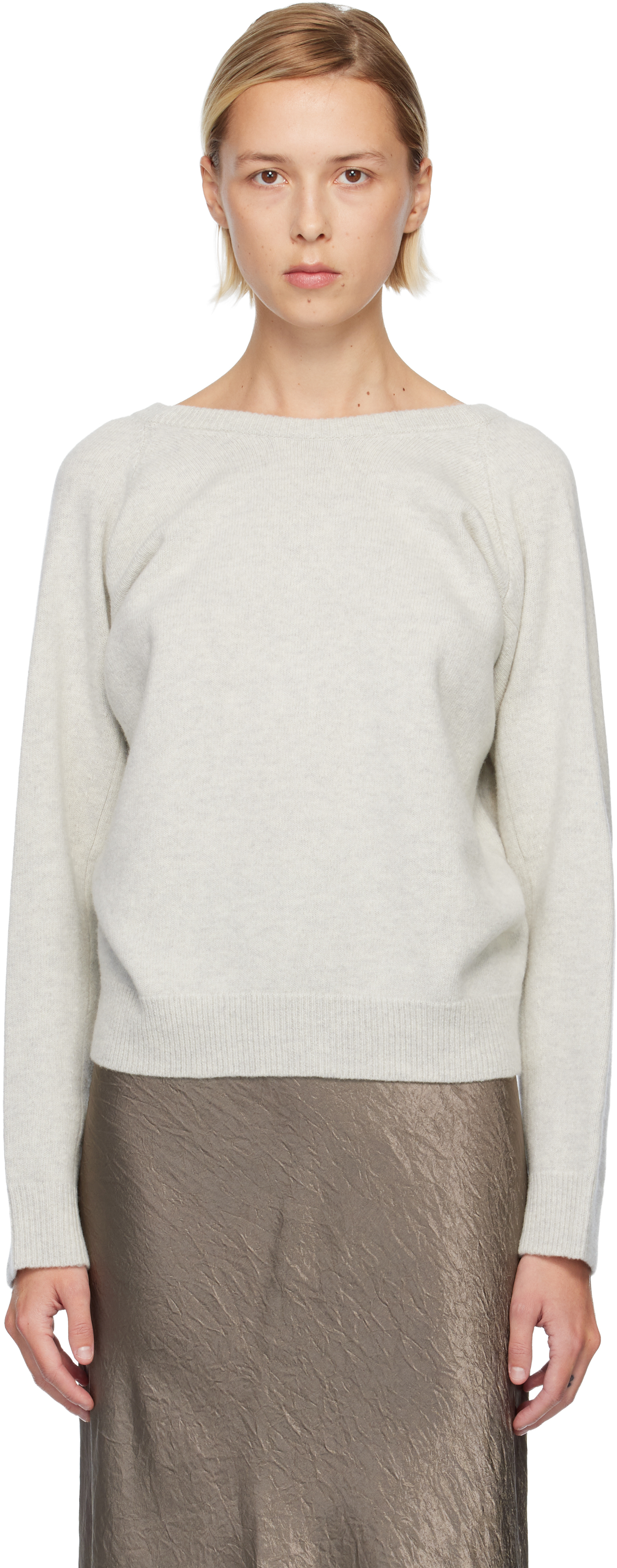 Maison Margiela: グレー ウール ニット セーター | SSENSE 日本