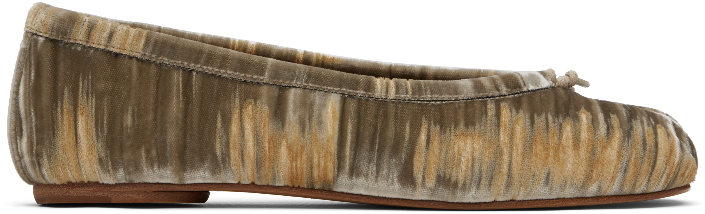 Maison Margiela Abstract Pattern Flat Ballerina Shoes