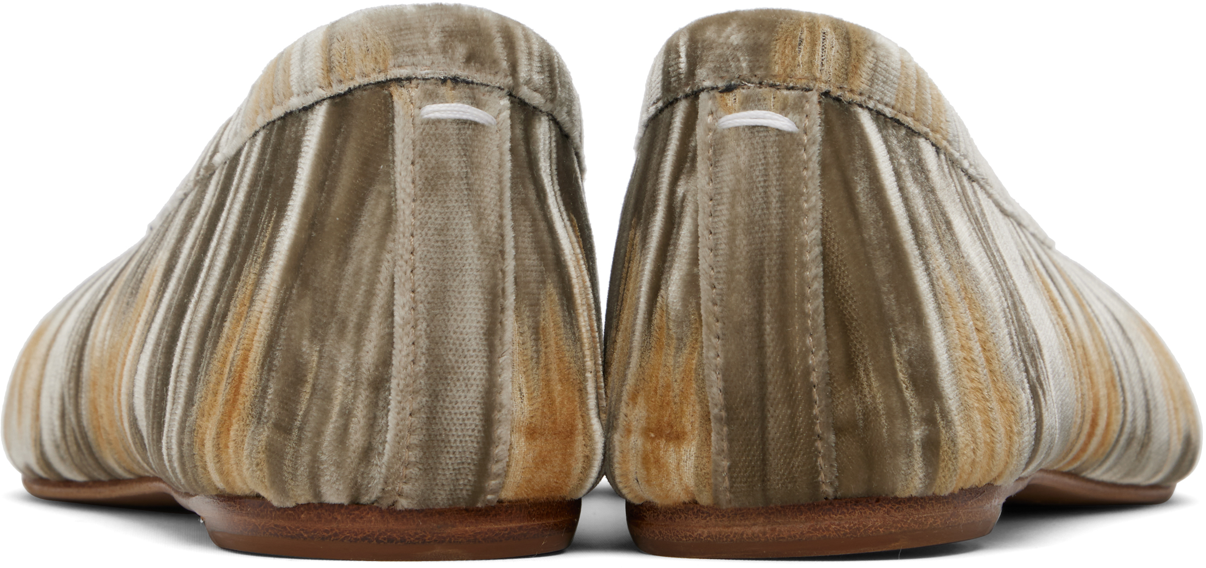 Maison Margiela Abstract Pattern Flat Ballerina Shoes