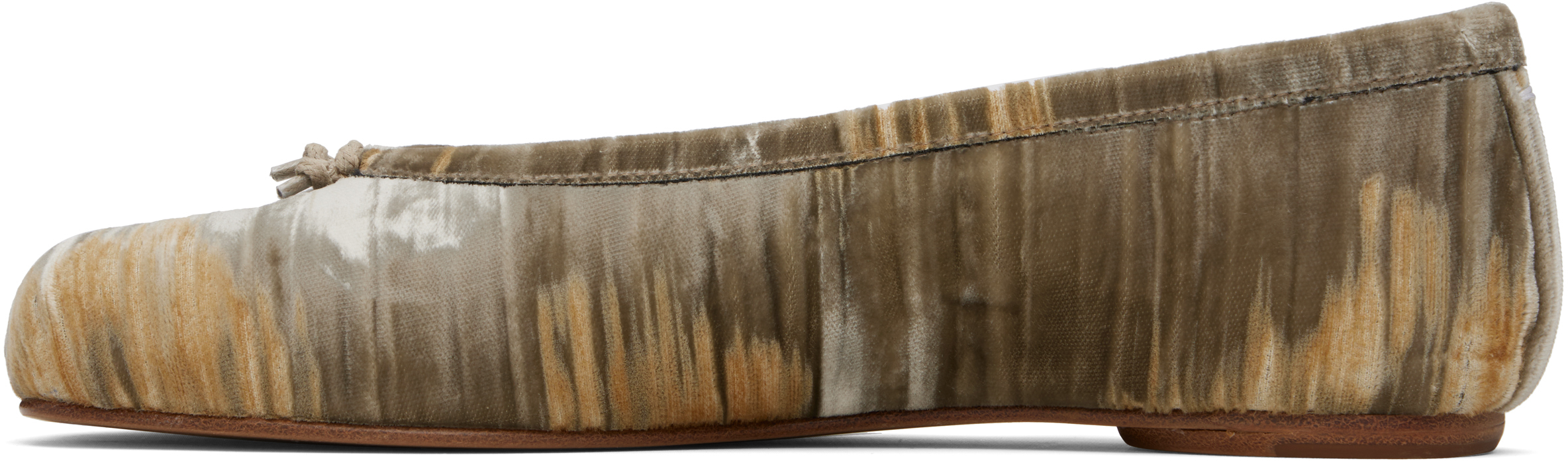 Maison Margiela Abstract Pattern Flat Ballerina Shoes