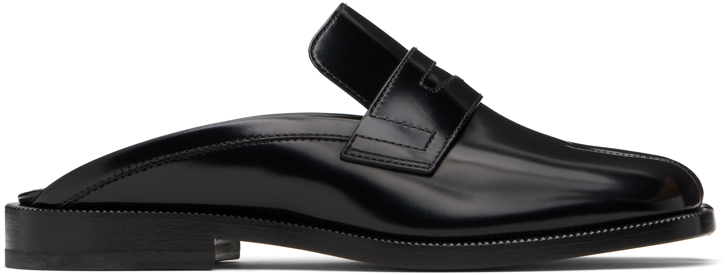 VIP価格!【MAISON MARGIELA】SLIPPER IN PELLE レザースリッパ Maison Margiela ウィメンズ スリッパ & ローファー | SSENSE 日本