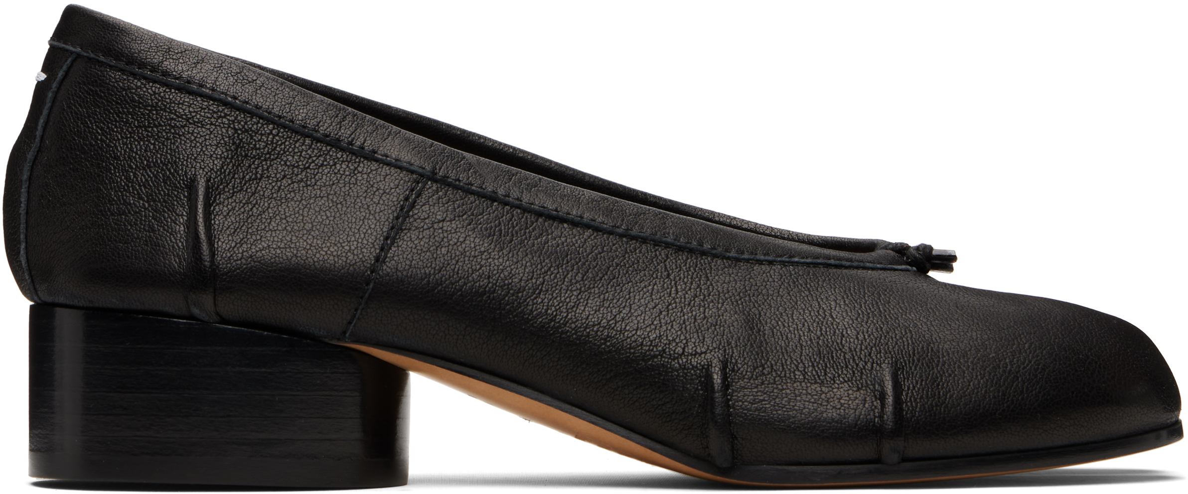 Maison Margiela Tabi Toe Ballet With Low Heel In Multi