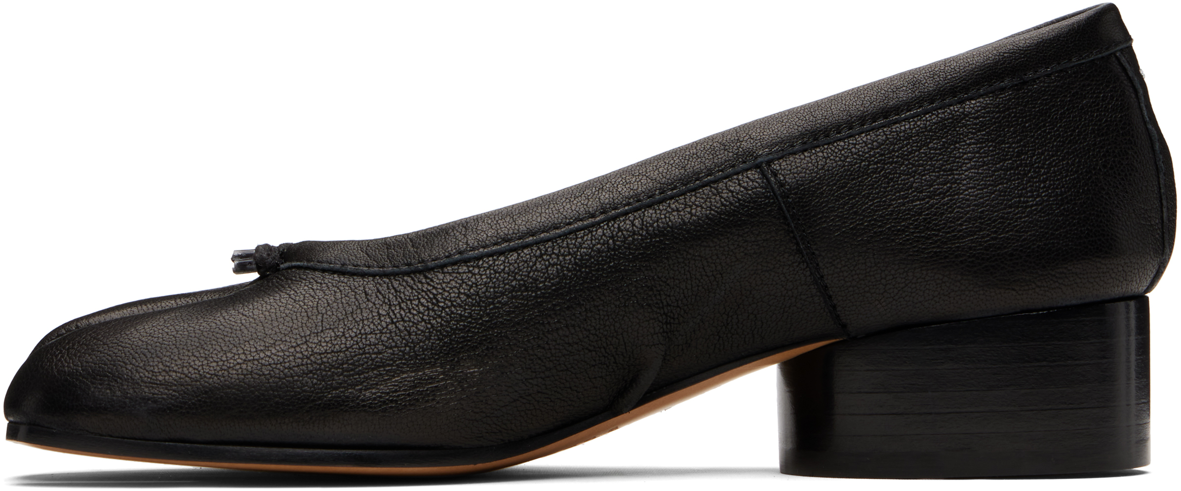 Maison Margiela Tabi Toe Ballet With Low Heel In Multi
