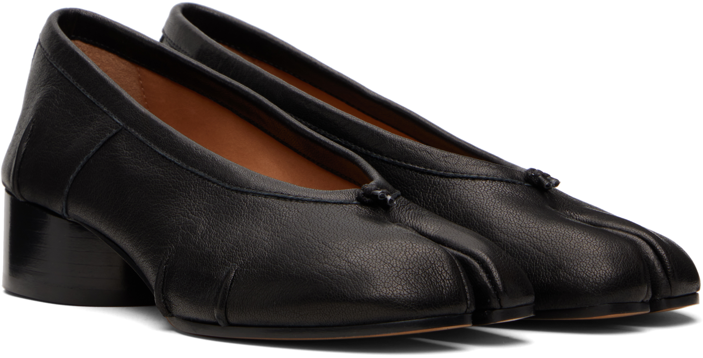 Maison Margiela Tabi Toe Ballet With Low Heel In Multi