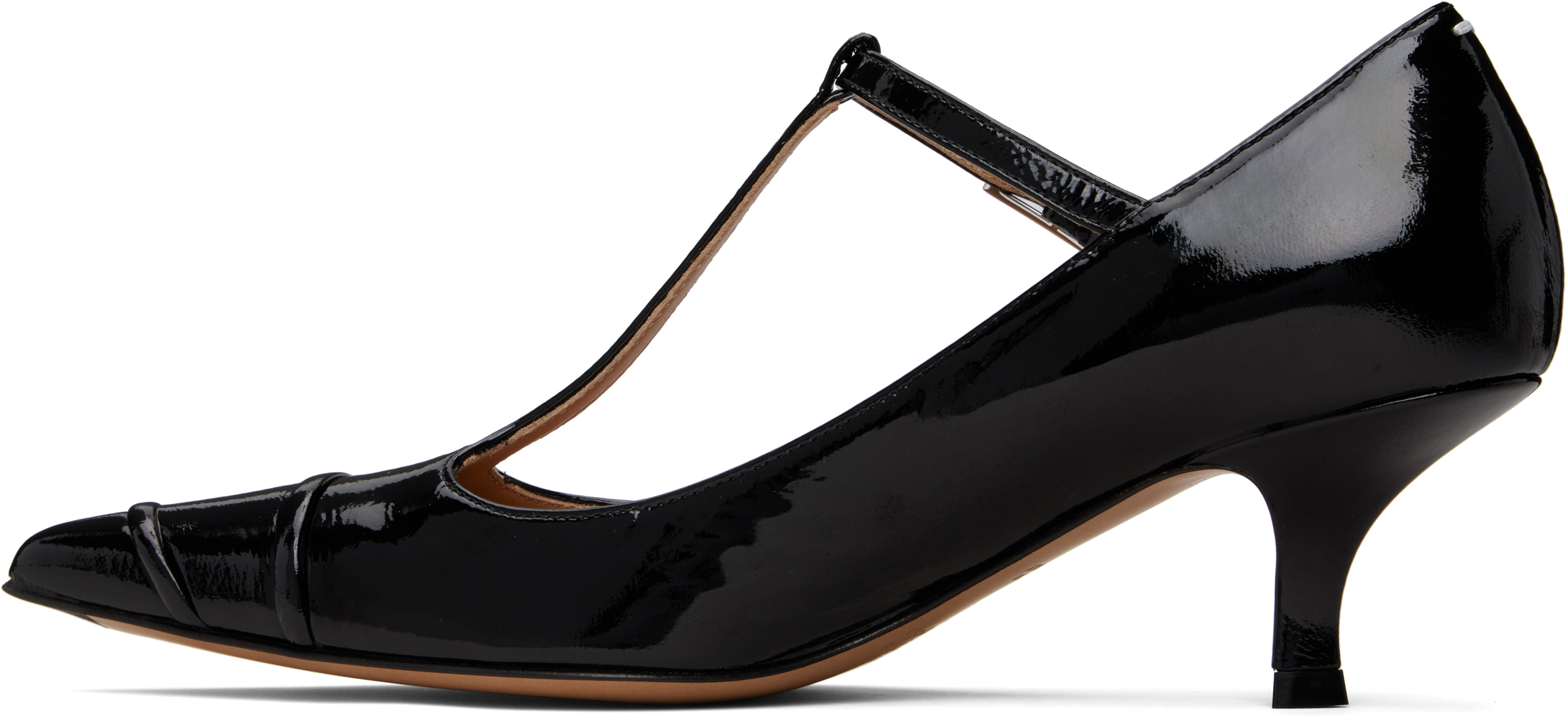 Maison Margiela Kinkies T-bar Woman Black In Black