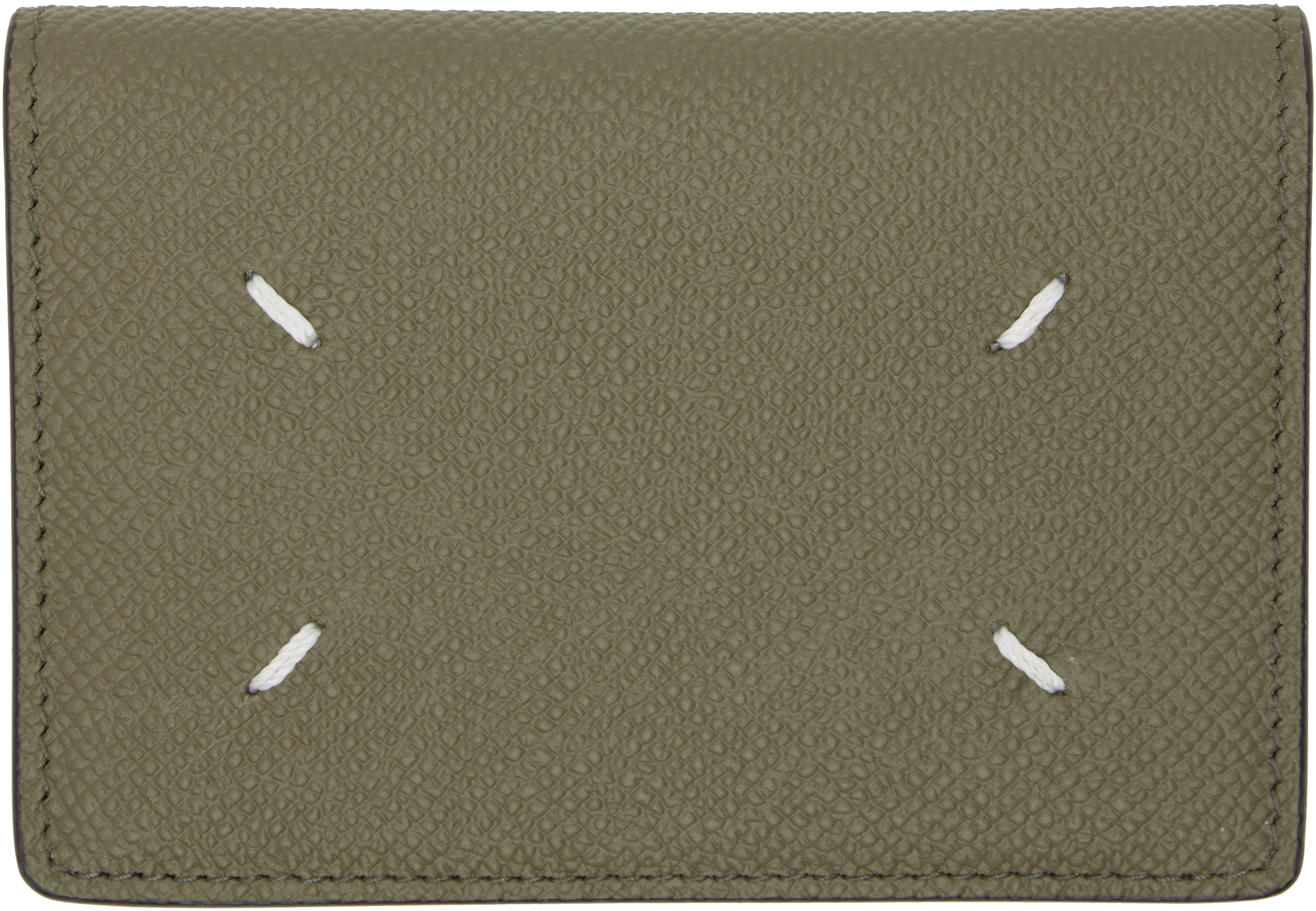 Maison Margiela Khaki Slim Card Holder