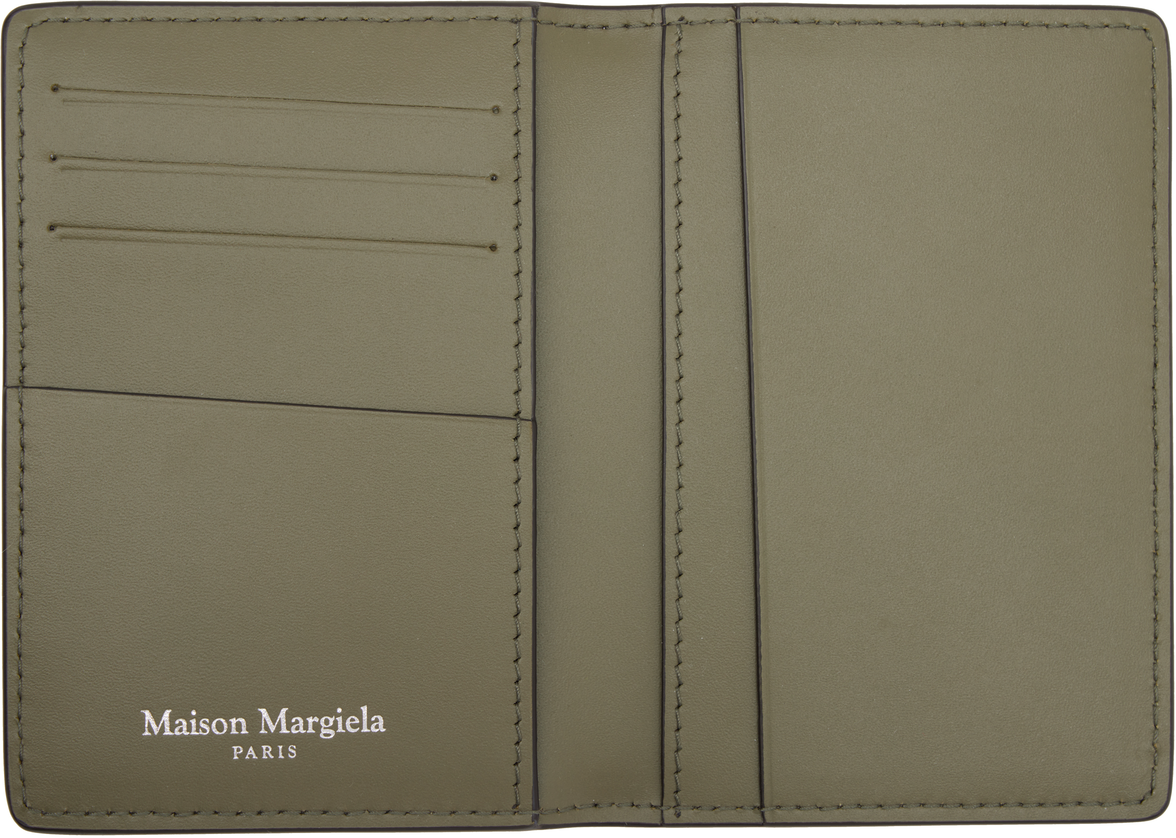Maison Margiela Khaki Slim Card Holder