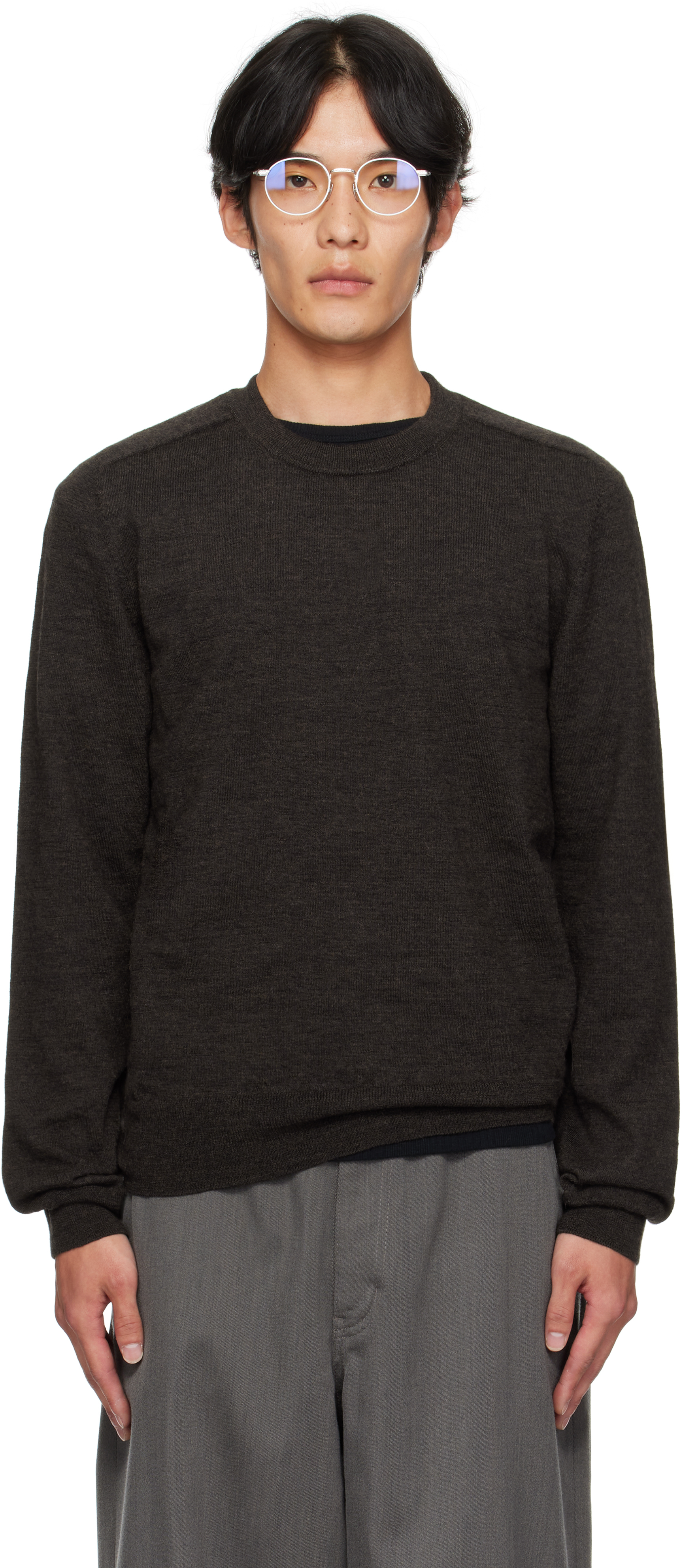 Pull Homme Maison Margiela - Couleur Argenté, Taille L, Neuf Sans Étiquettes
