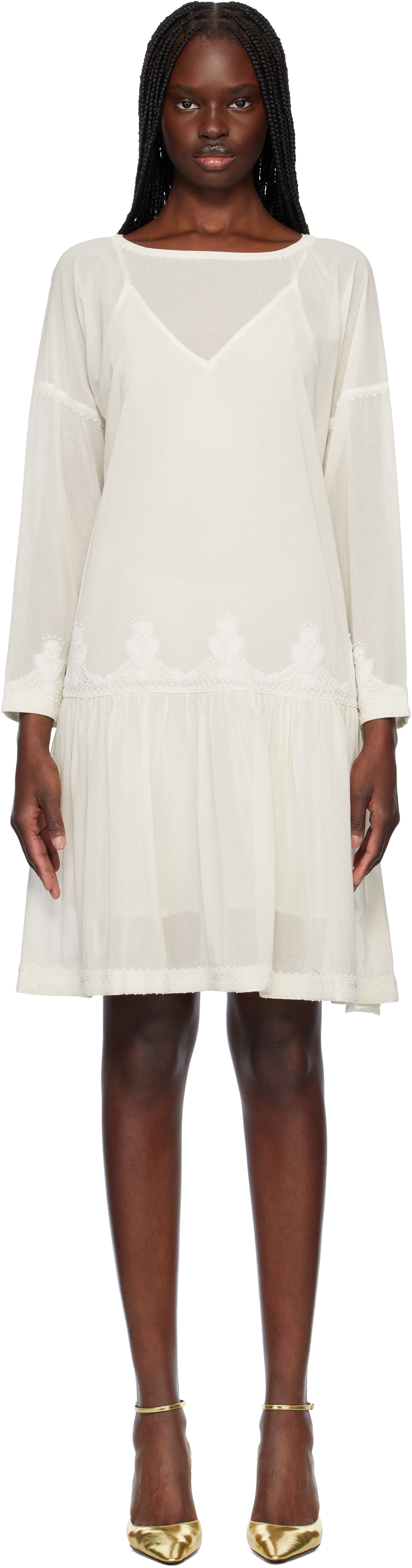 Off-White Salt Marsh Midi Dress
