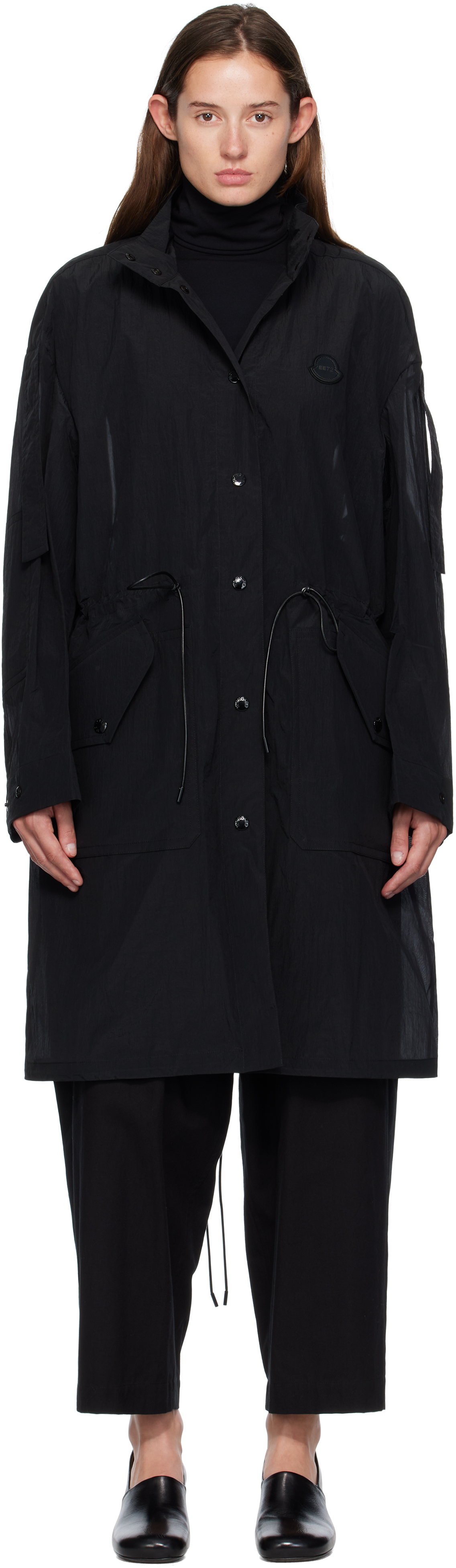 MONCLER GENIUS コート　ブラック Moncler Genius - 7 Moncler Frgmt Hiroshi Fujiwara Hantium