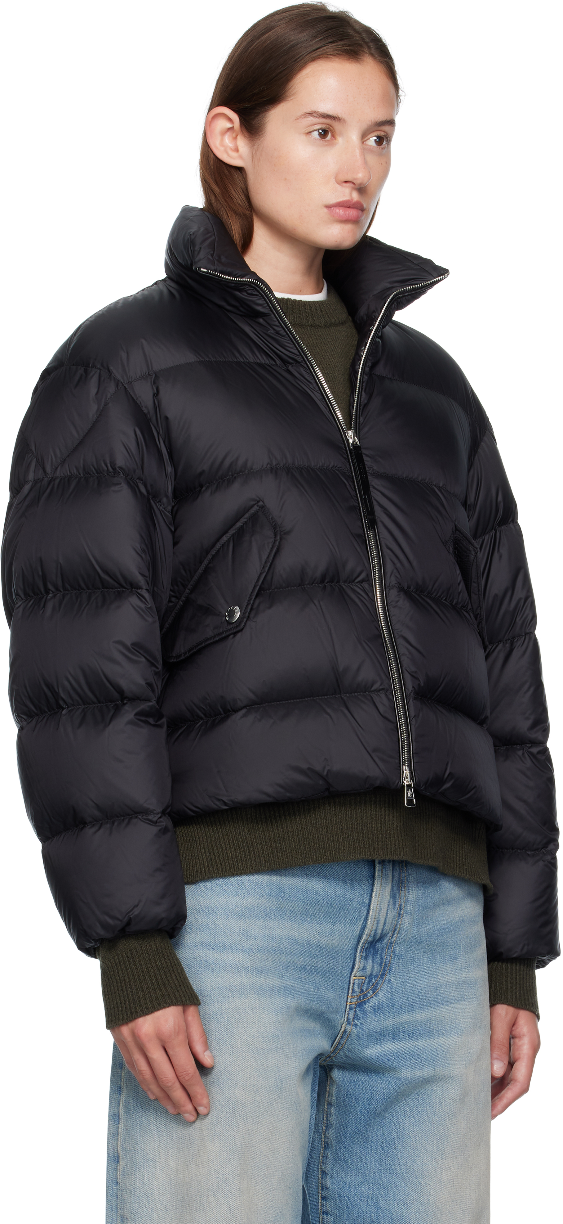 Moncler Genius Moncler X Ee72 Black Blas Down Jacket In Black
