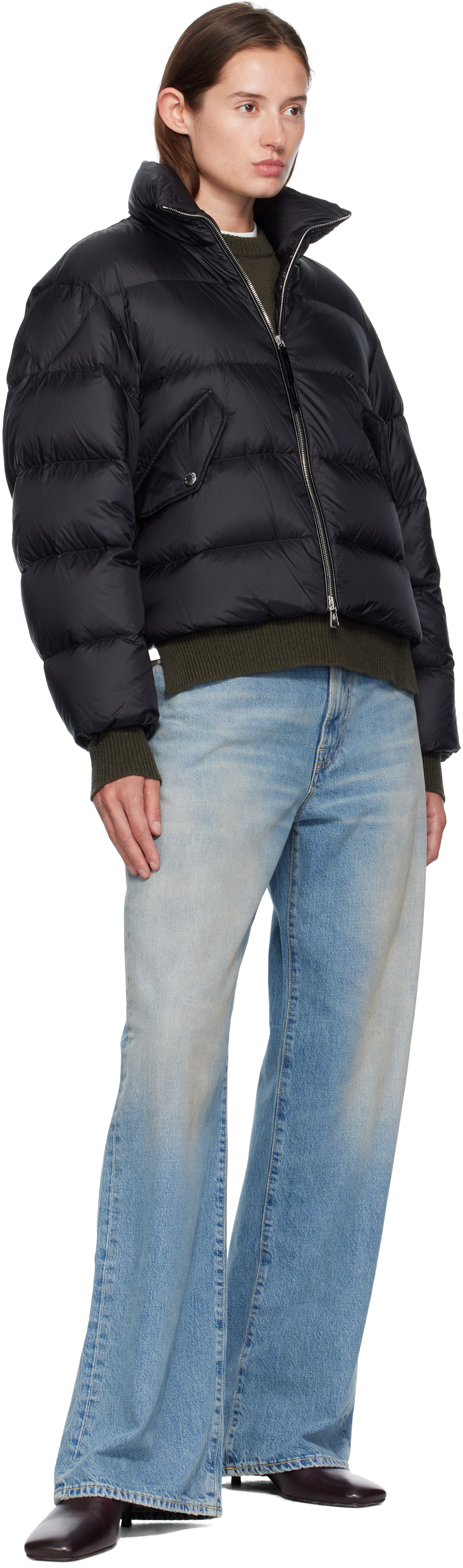 Moncler Genius Moncler X Ee72 Black Blas Down Jacket In Black
