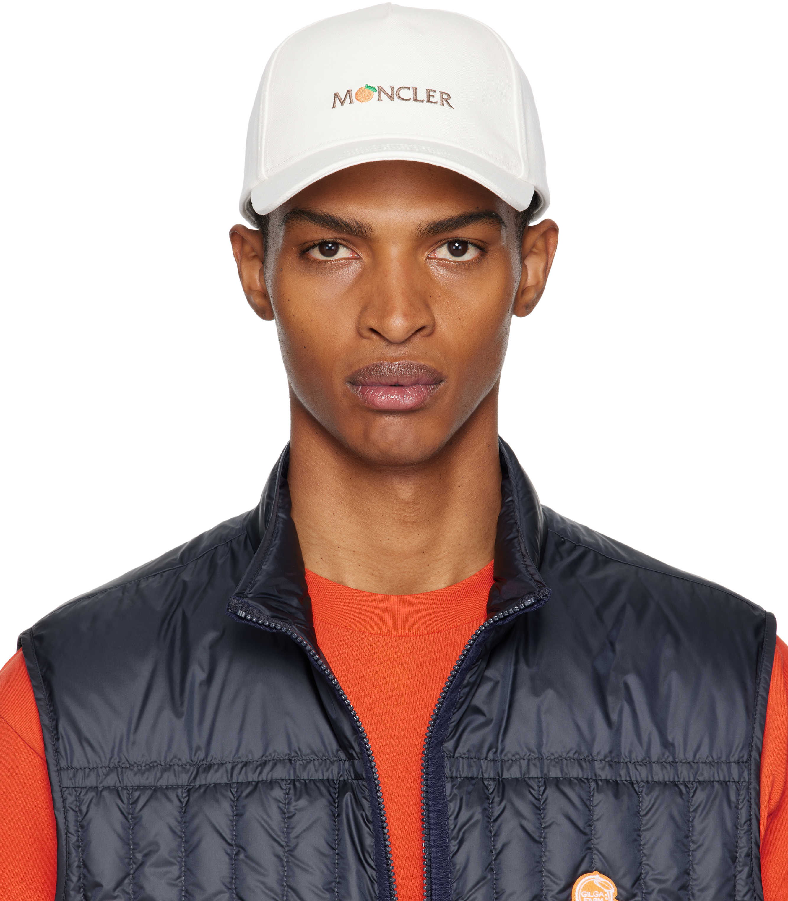 Moncler x Gilga Farm White Baseball Cap