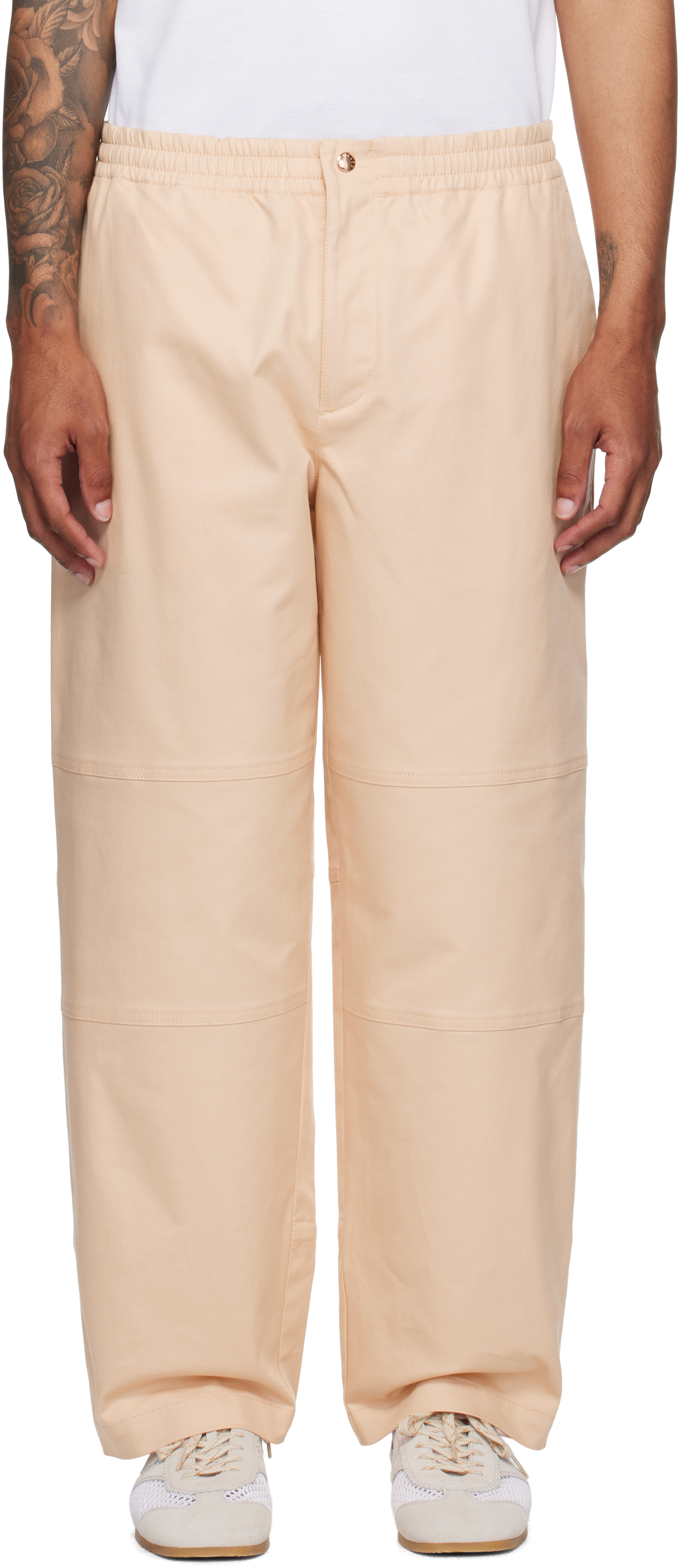 Moncler x Gilga Farm Pink Drawstring Trousers