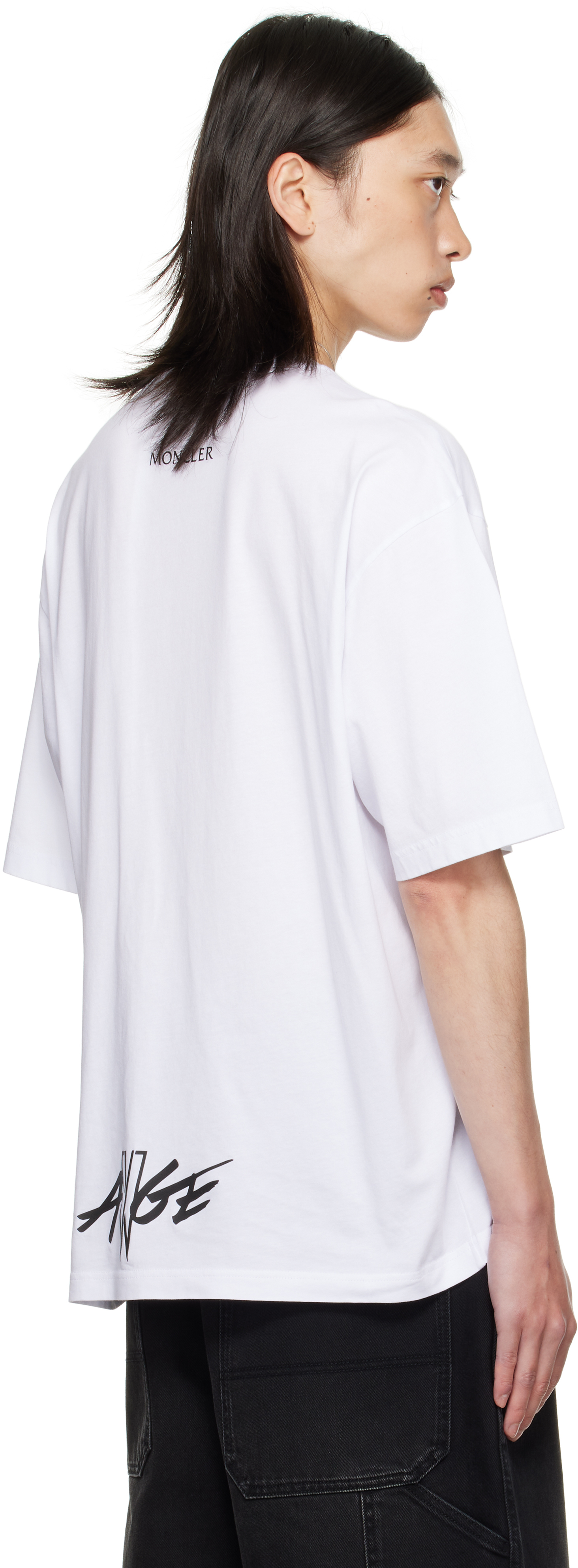 Moncler Genius Asap Rocky Collaboration Graphic T-shirt In White