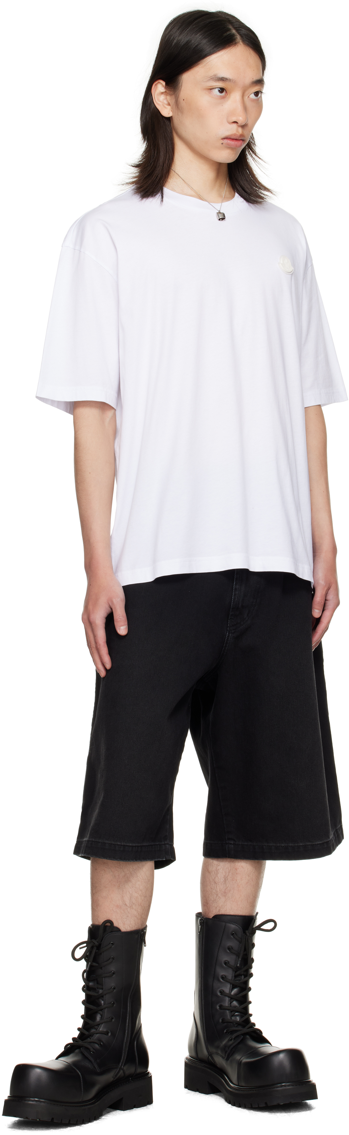 Moncler Genius Asap Rocky Collaboration Graphic T-shirt In White