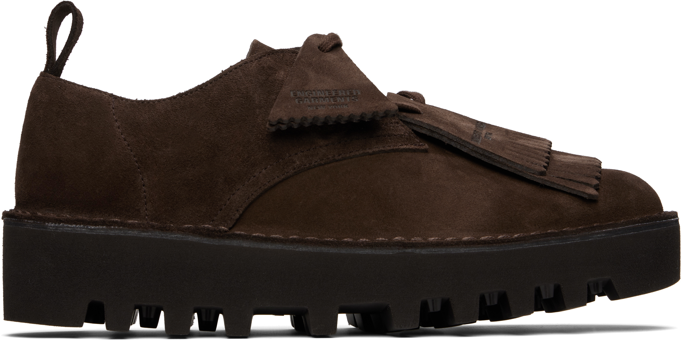 Brown Clarks Originals Edition Desert Khan EG Derbys