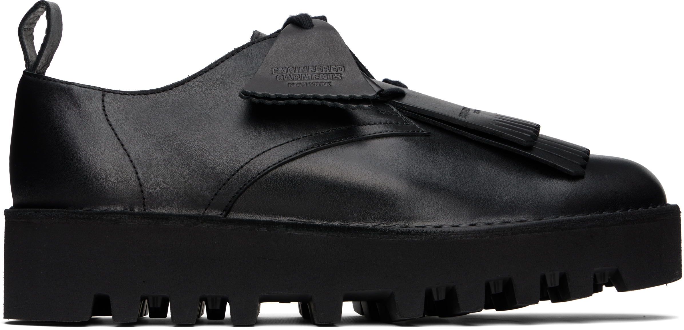 Black Clarks Originals Edition Desert Khan EG Derbys