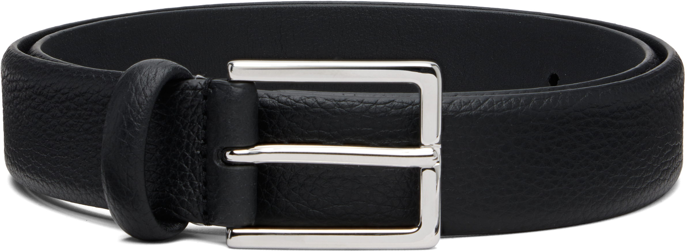 Black Pin-Buckle Belt