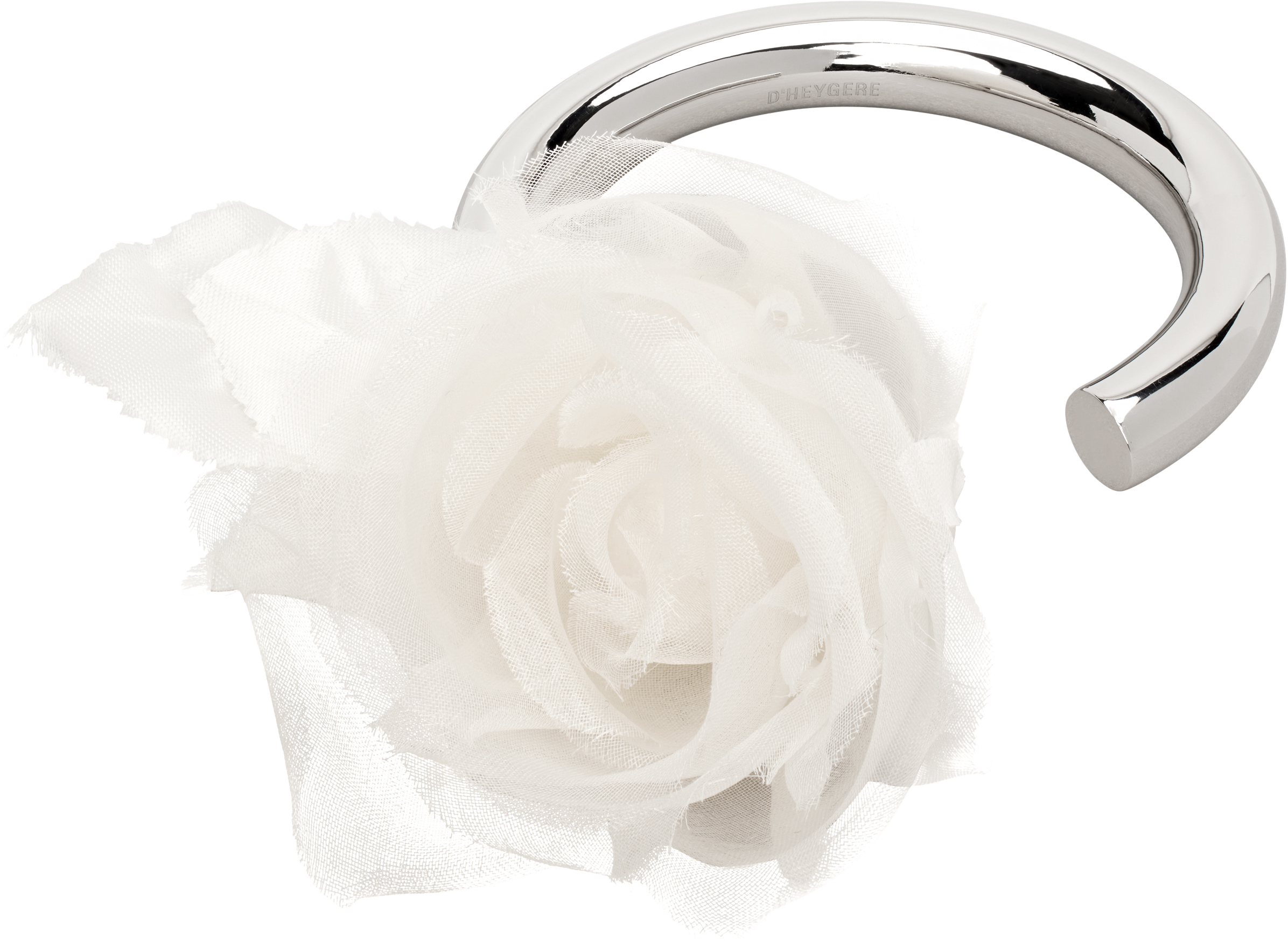 SSENSE Exclusive Bridal Capsule Flower Cuff Bracelet
