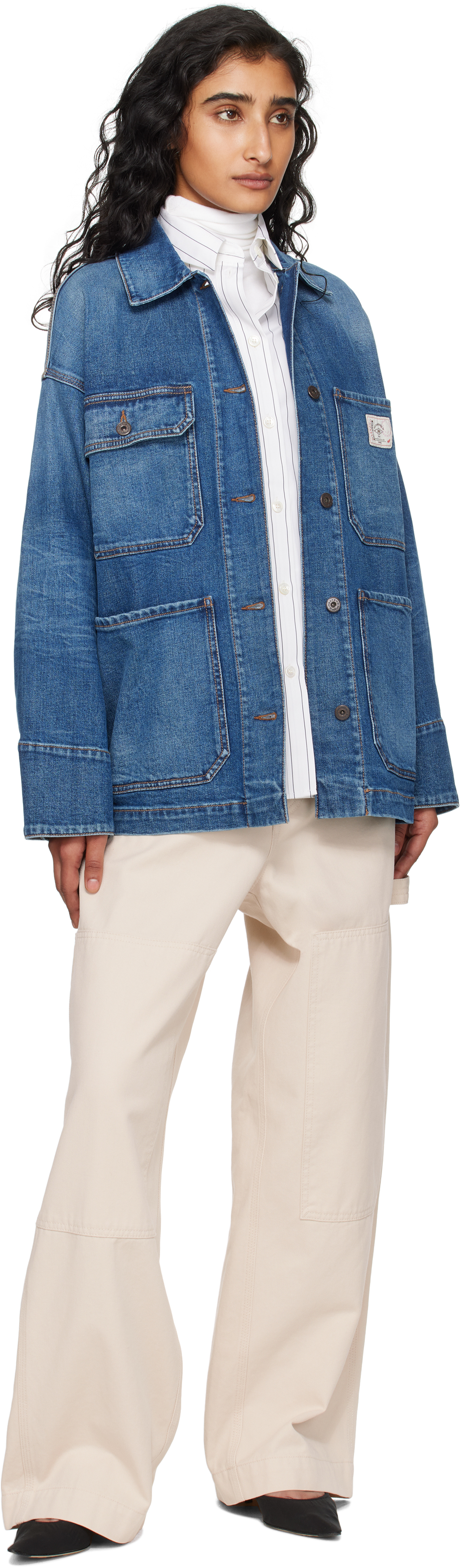 Weekend Max Mara Blue Aligi Denim Jacket In Blue