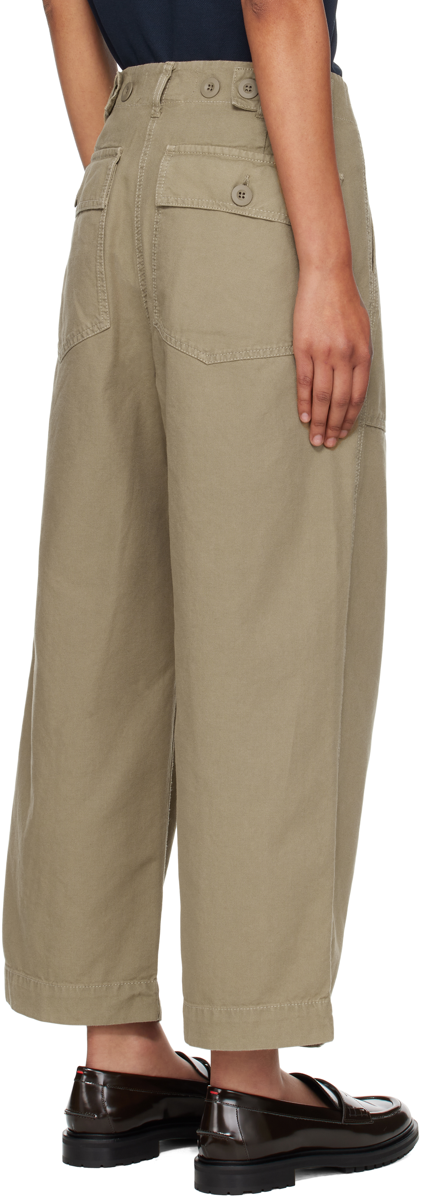 Weekend Max Mara Beige Vista Trousers