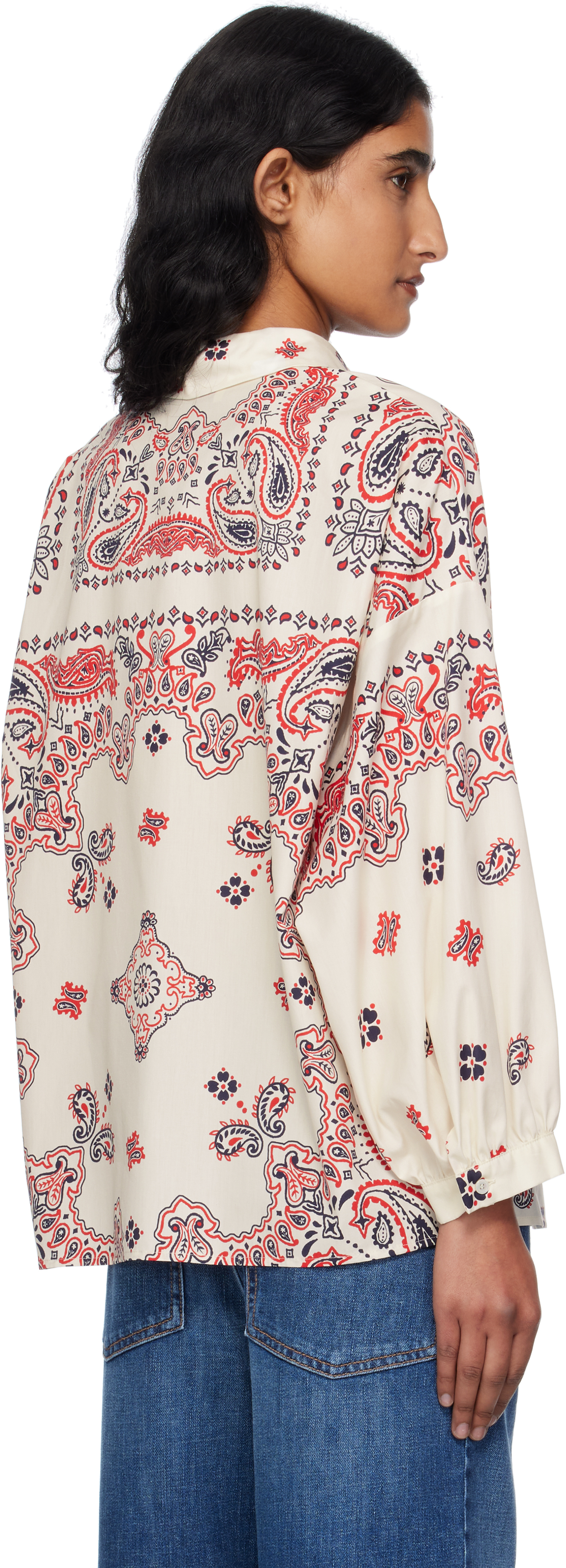 Weekend Max Mara Paisley-print Balloon Sleeve Shirt