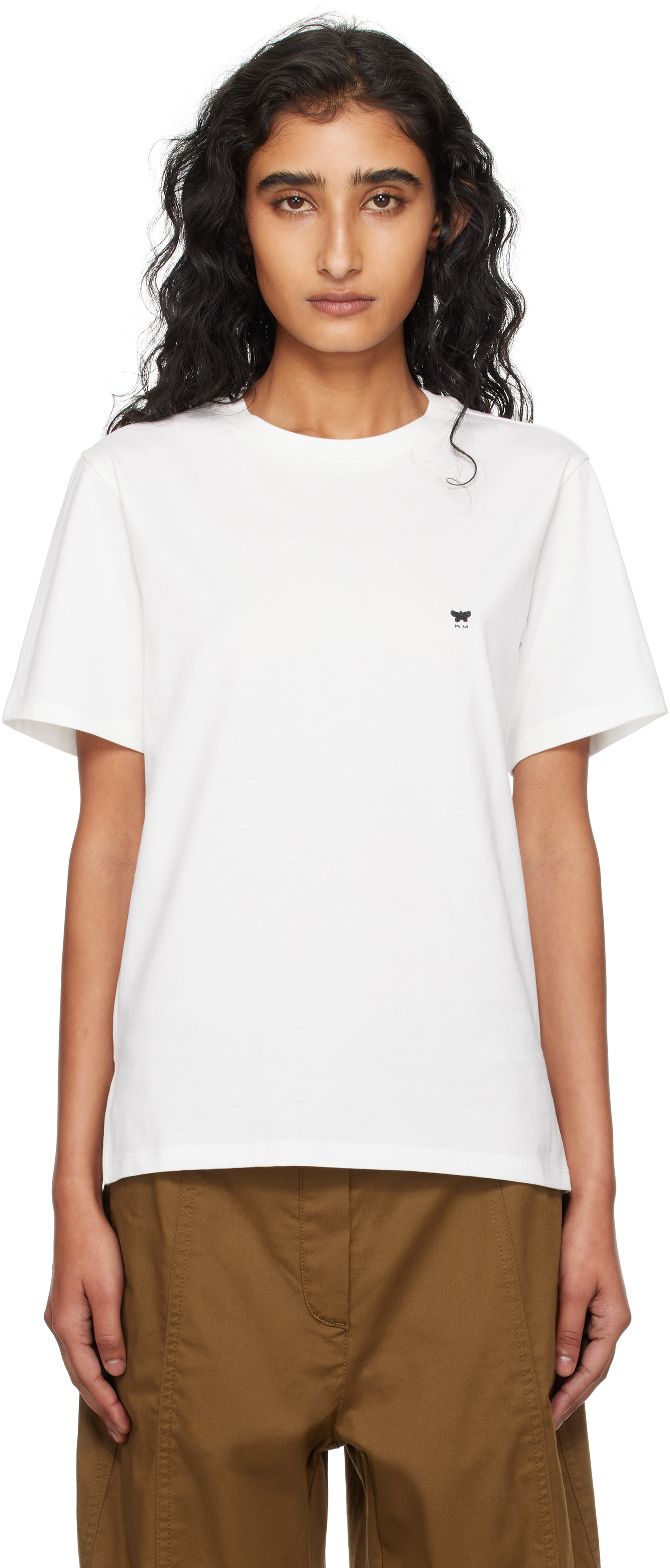 Weekend Max Mara Crewneck Short In White
