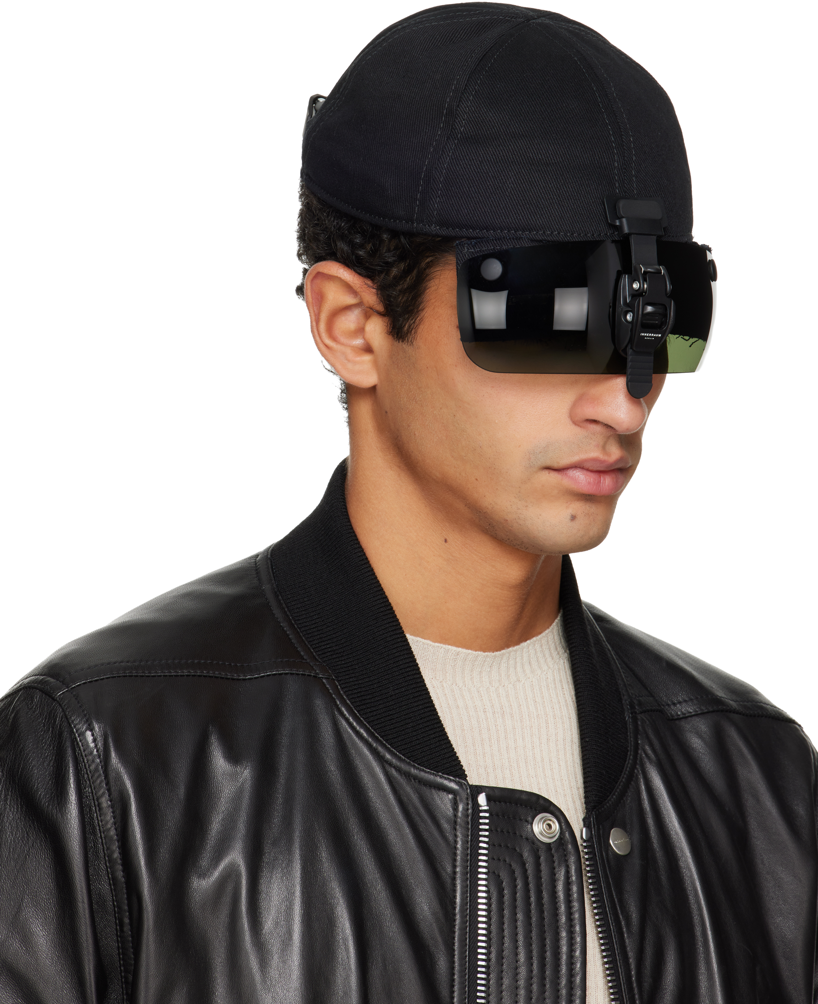 Innerraum Black Object 12 Visor Baseball Cap In Black