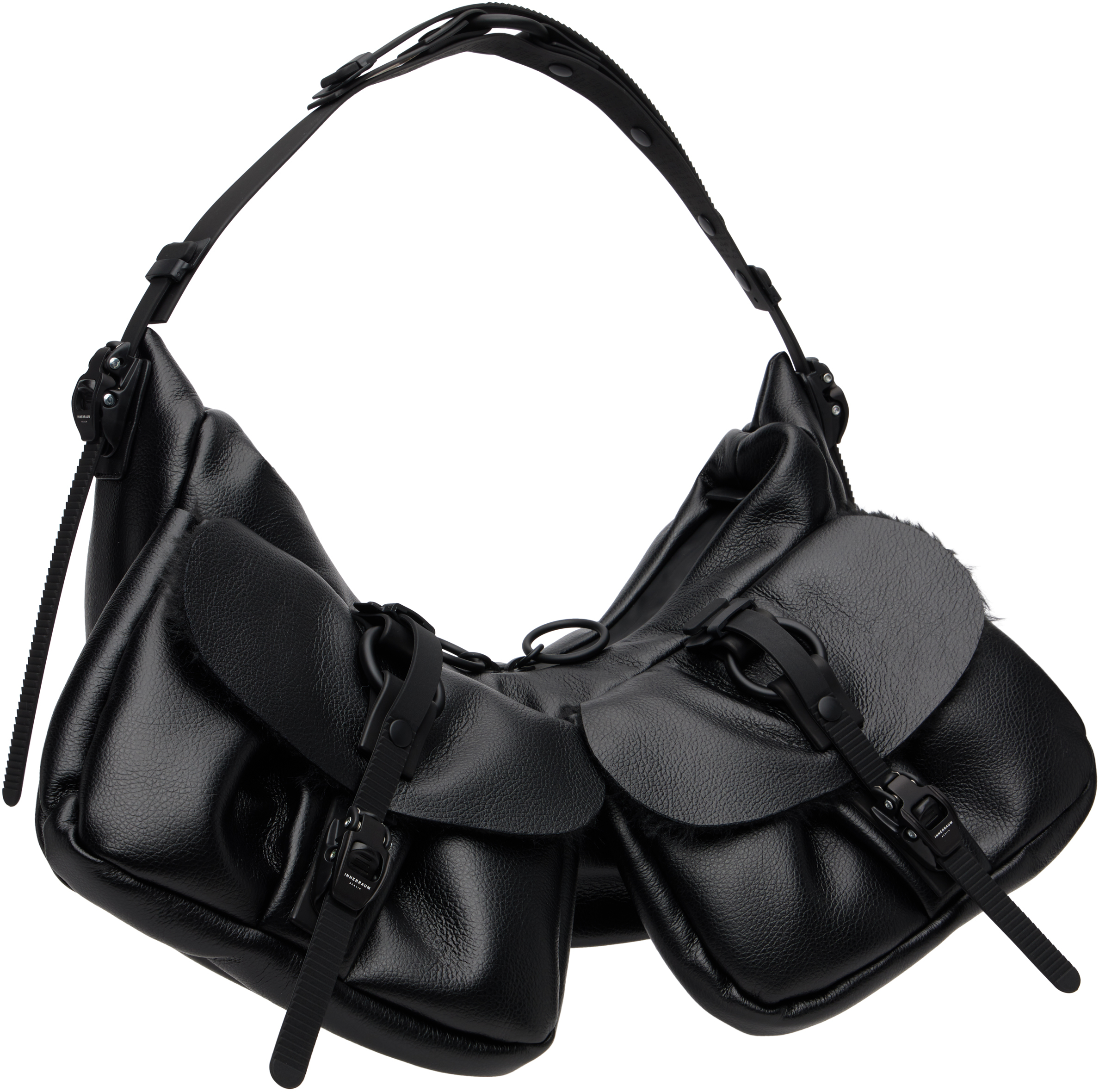 Innerraum Black Object Hm2 Small Half Moon Bag In Black