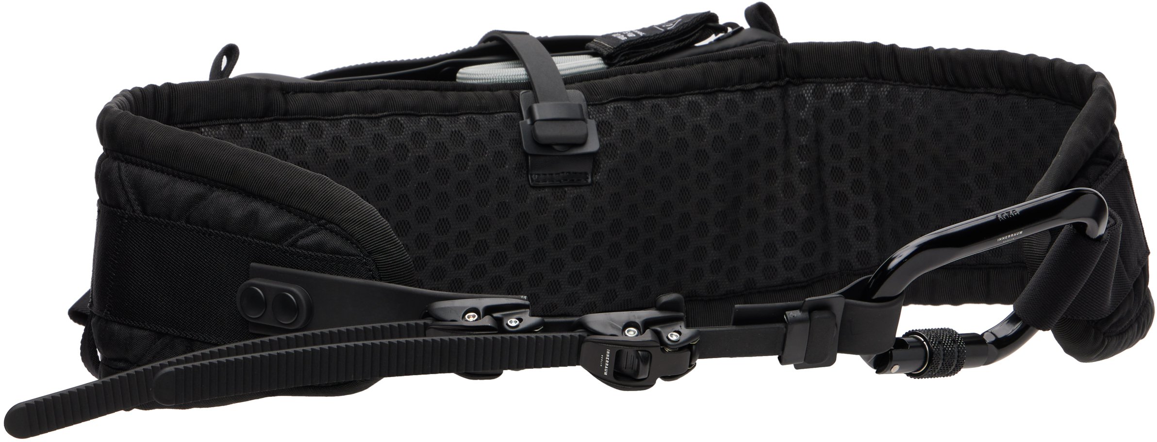 Innerraum Black Matt Object I30 Crossbody Bag In Black