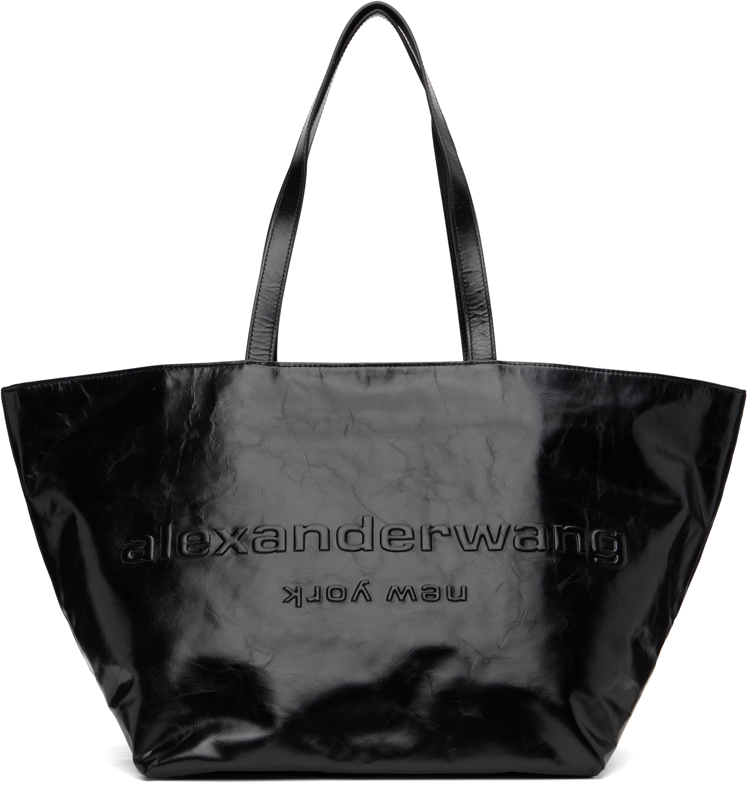 Alexander Wang Black Punch Tote In Black