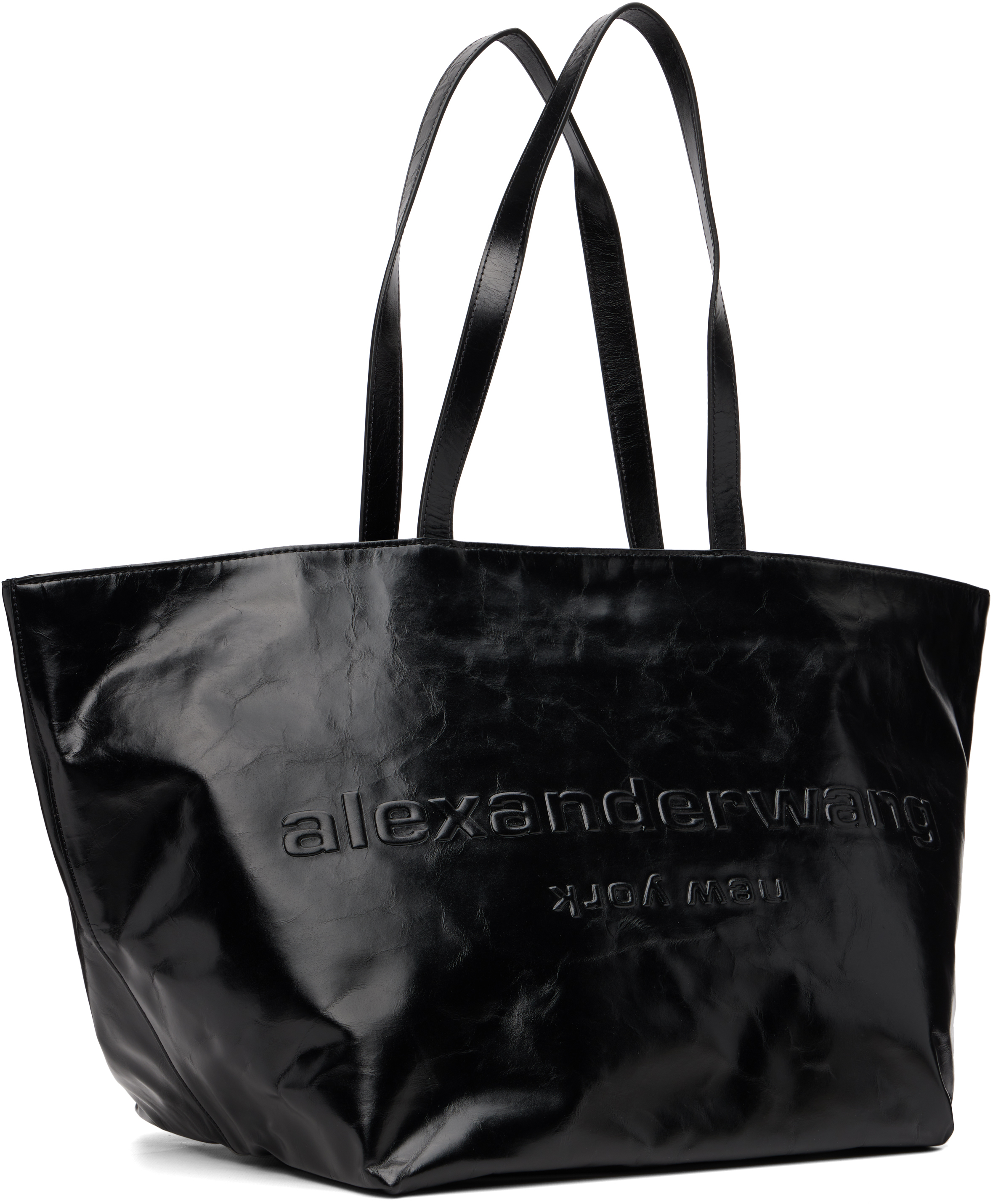 Alexander Wang Black Punch Tote In Black