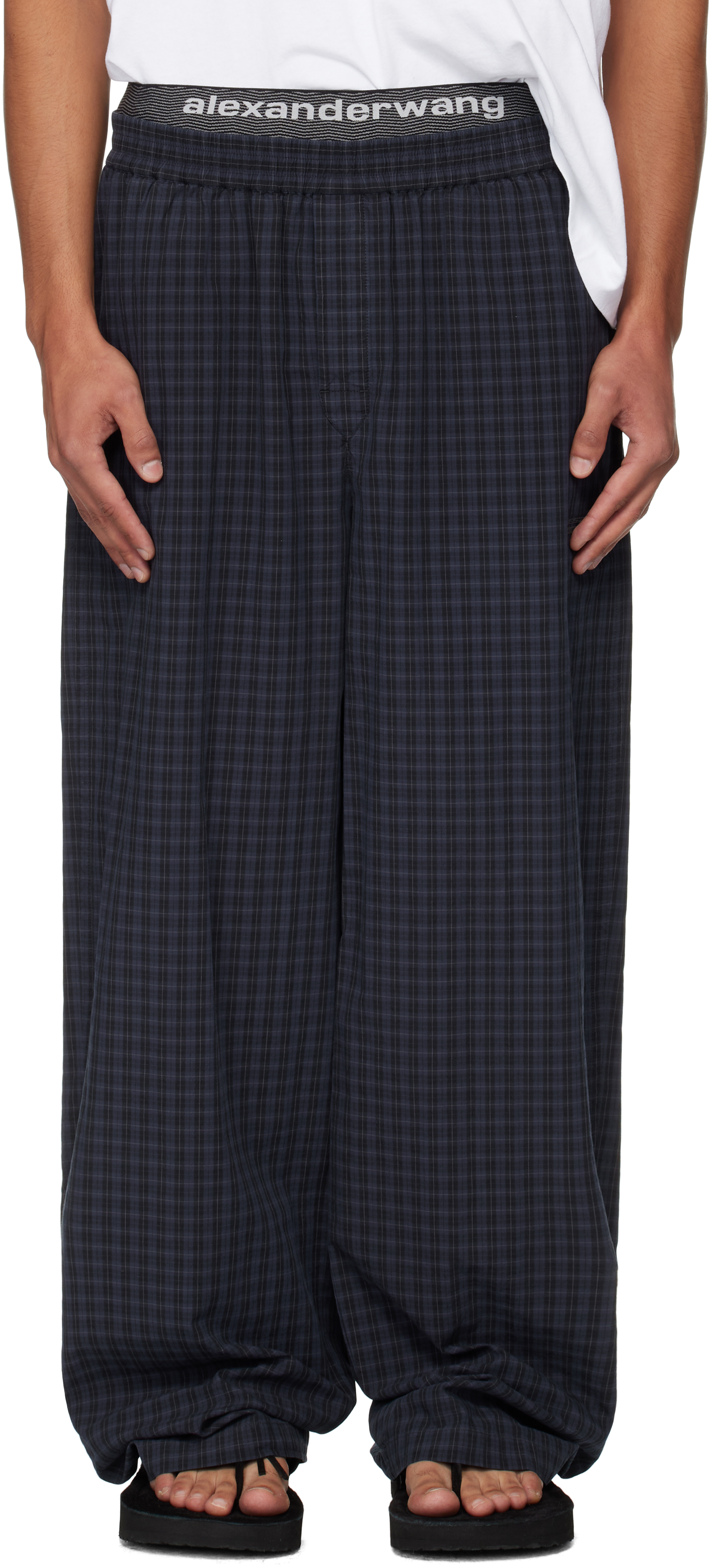Alexander Wang: ネイビー＆ブラック Pre-Styled リラックス