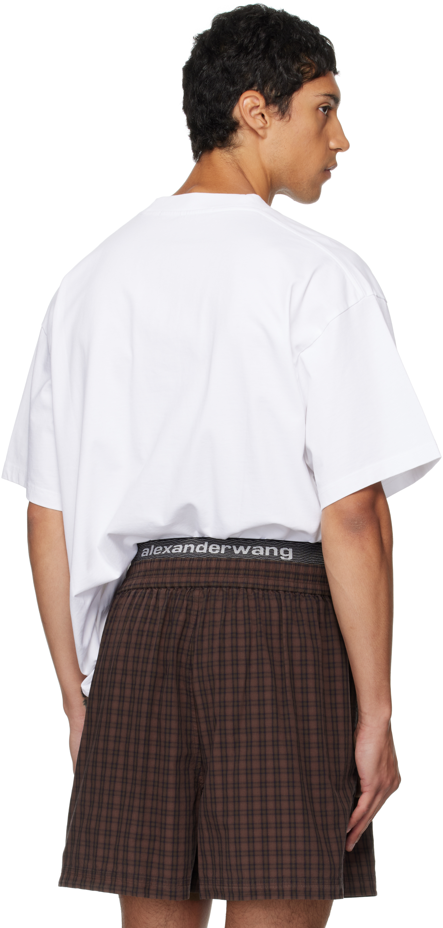Alexander Wang White Short Sleeve T-shirt In White