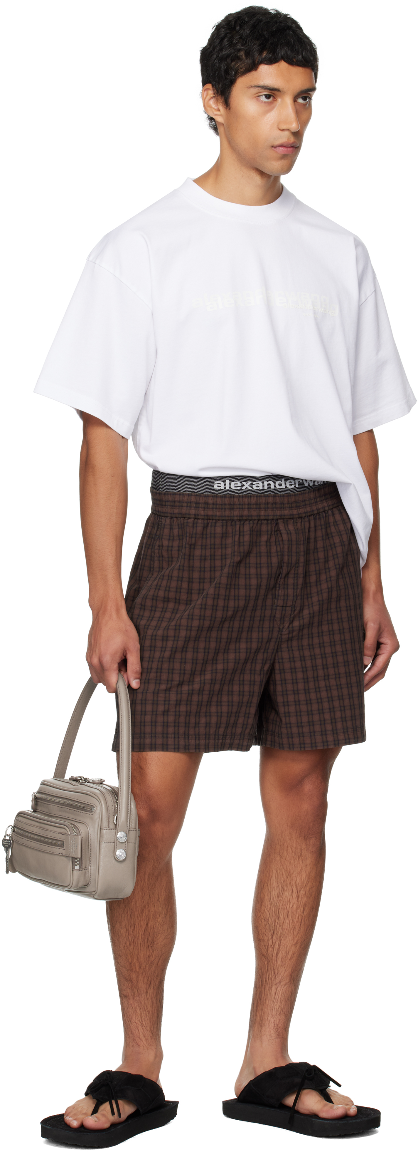 Alexander Wang White Short Sleeve T-shirt In White
