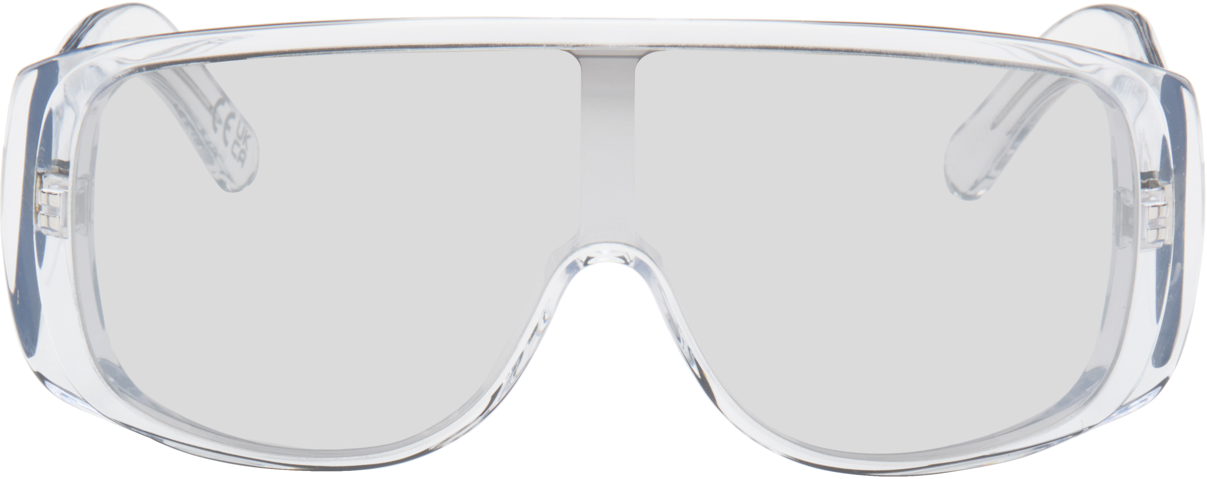 MM6 Maison Margiela: Transparent Mask Sunglasses | SSENSE